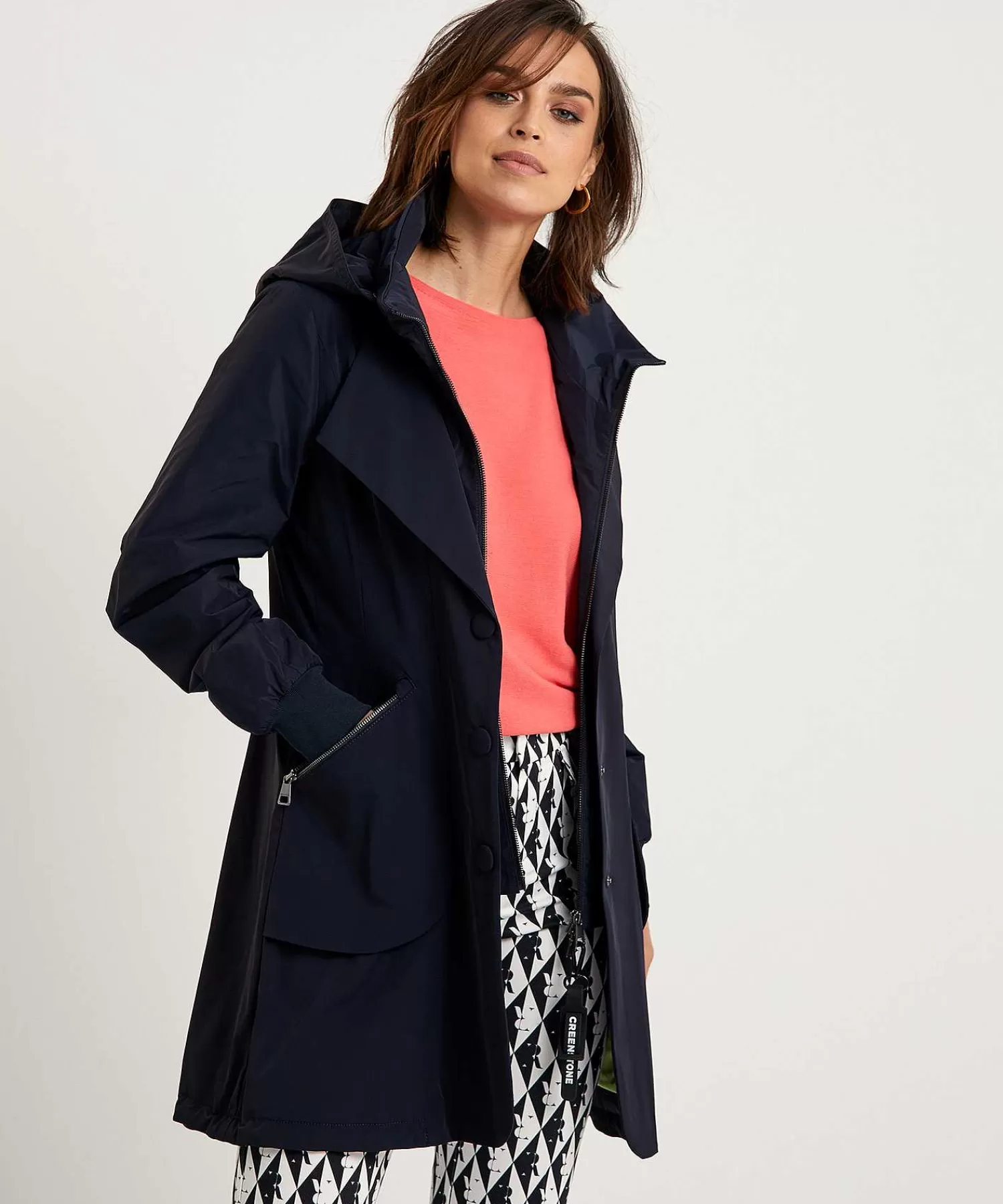 Creenstone Abrigo Medio Largo Eden New