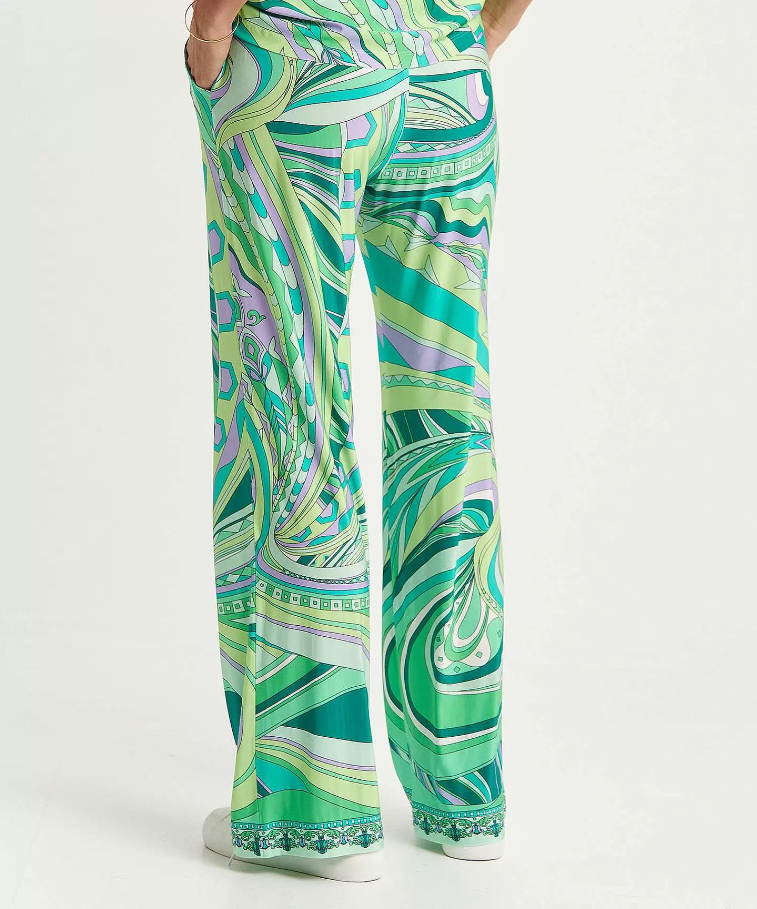 Ana Alcazar Pantalon Slinky Palazzo Multicolor Flash Sale