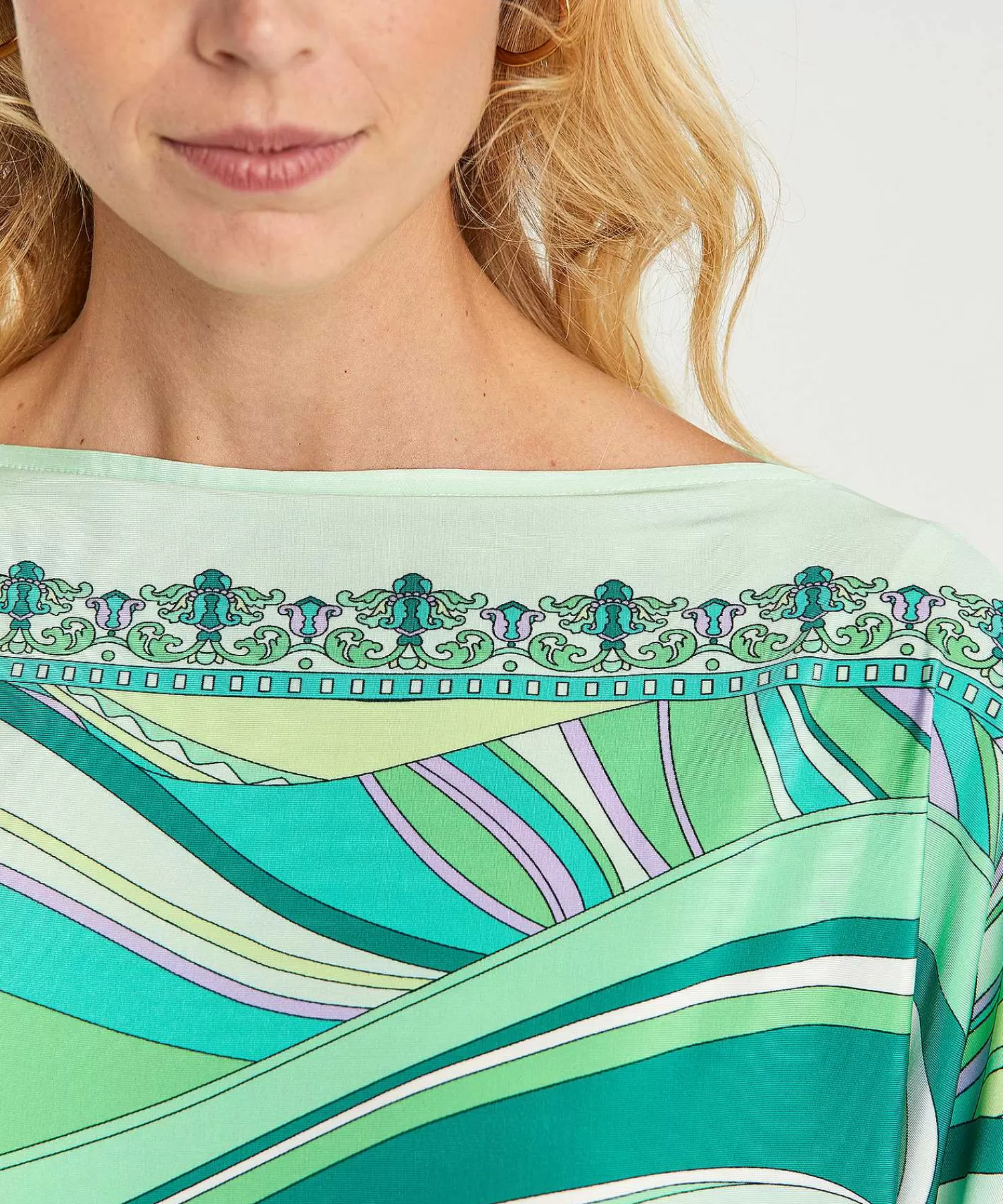Ana Alcazar Top Slinky Multicolor Best
