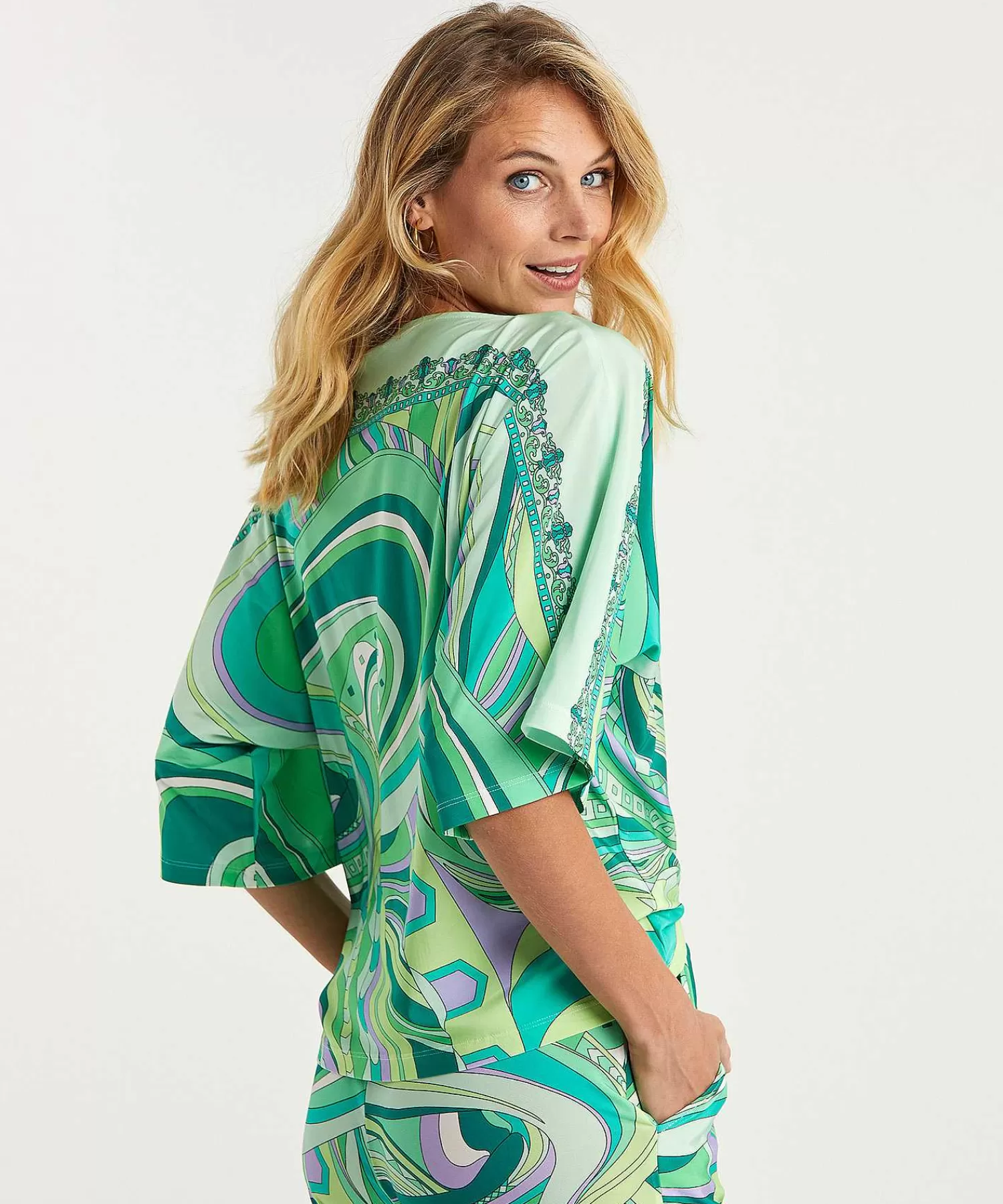 Ana Alcazar Top Slinky Multicolor Best