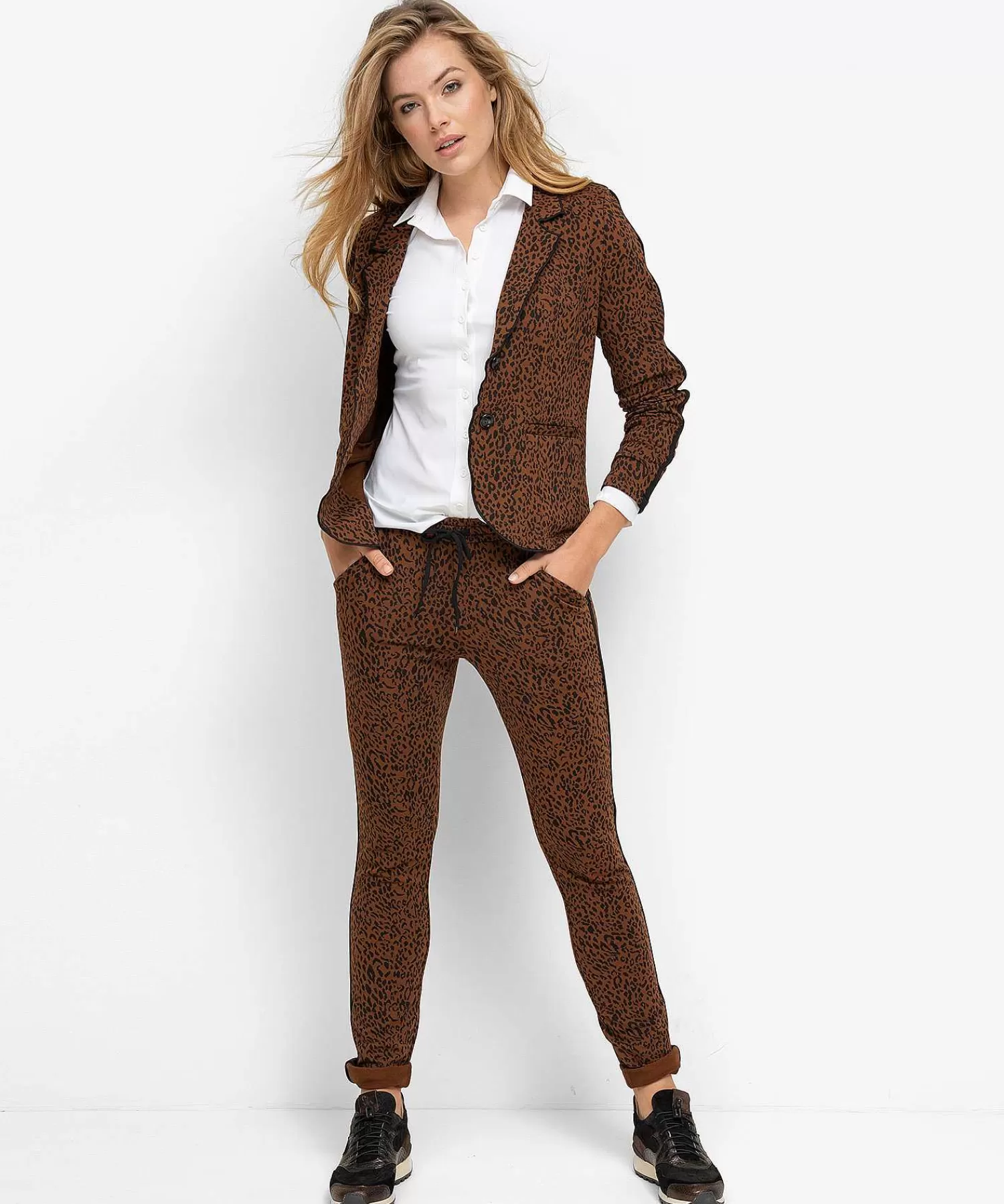 GIULIA E TU Blazer Estampado Animal Fashion