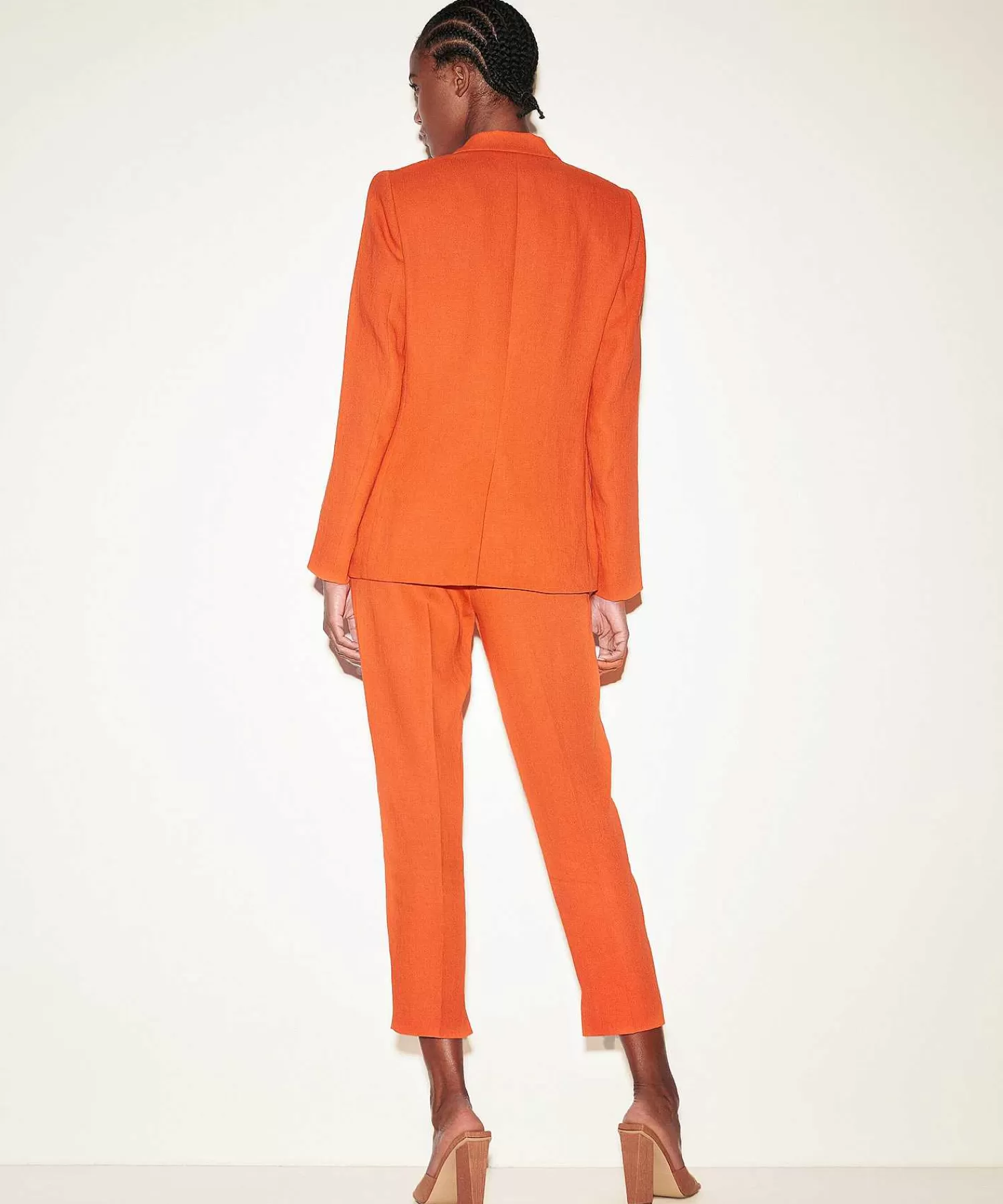 Luisa Cerano Blazer De Mezcla De Lino Outlet