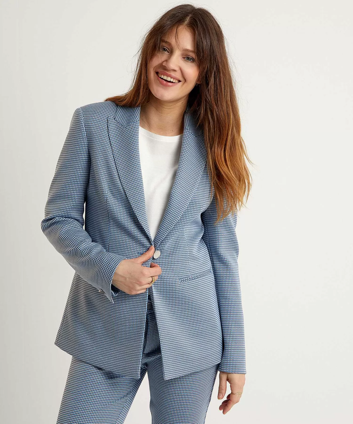 LIU JO Blazer Minimalista De Jacquard De Discount