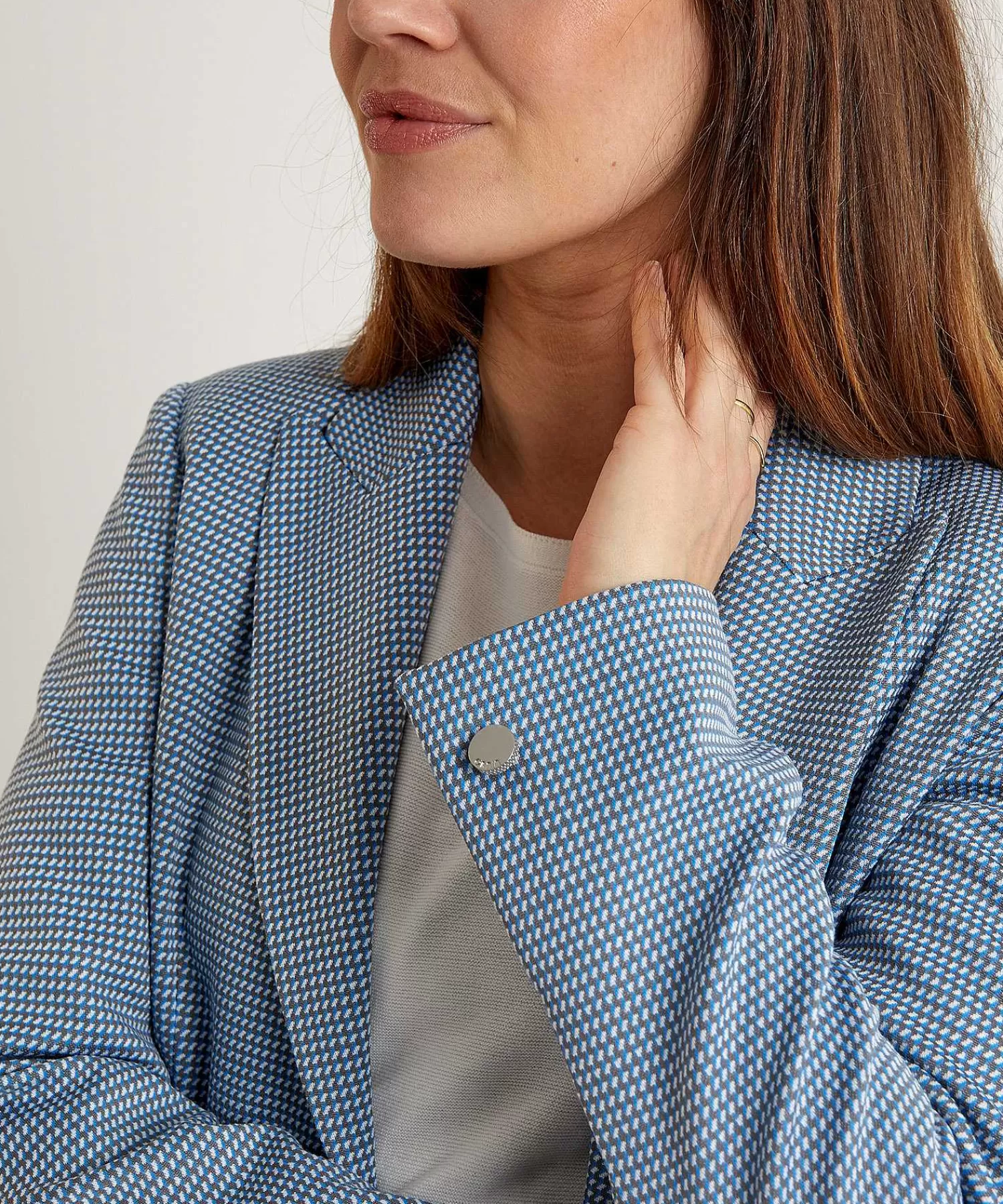 LIU JO Blazer Minimalista De Jacquard De Discount