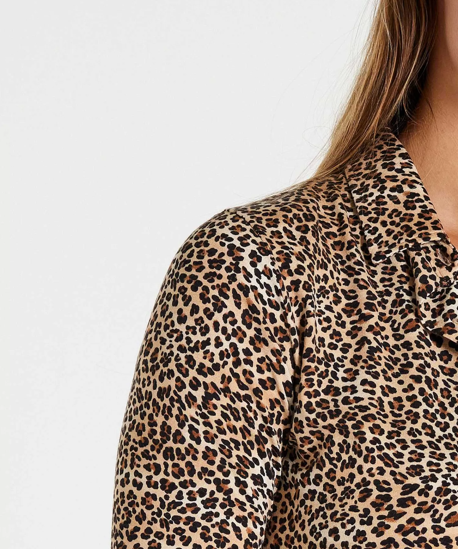 * Blusa De Punto Estampado Animal Hot