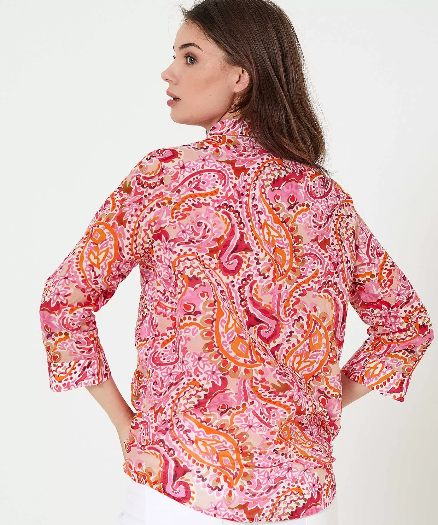 * Blusa Airy Paisley Hot