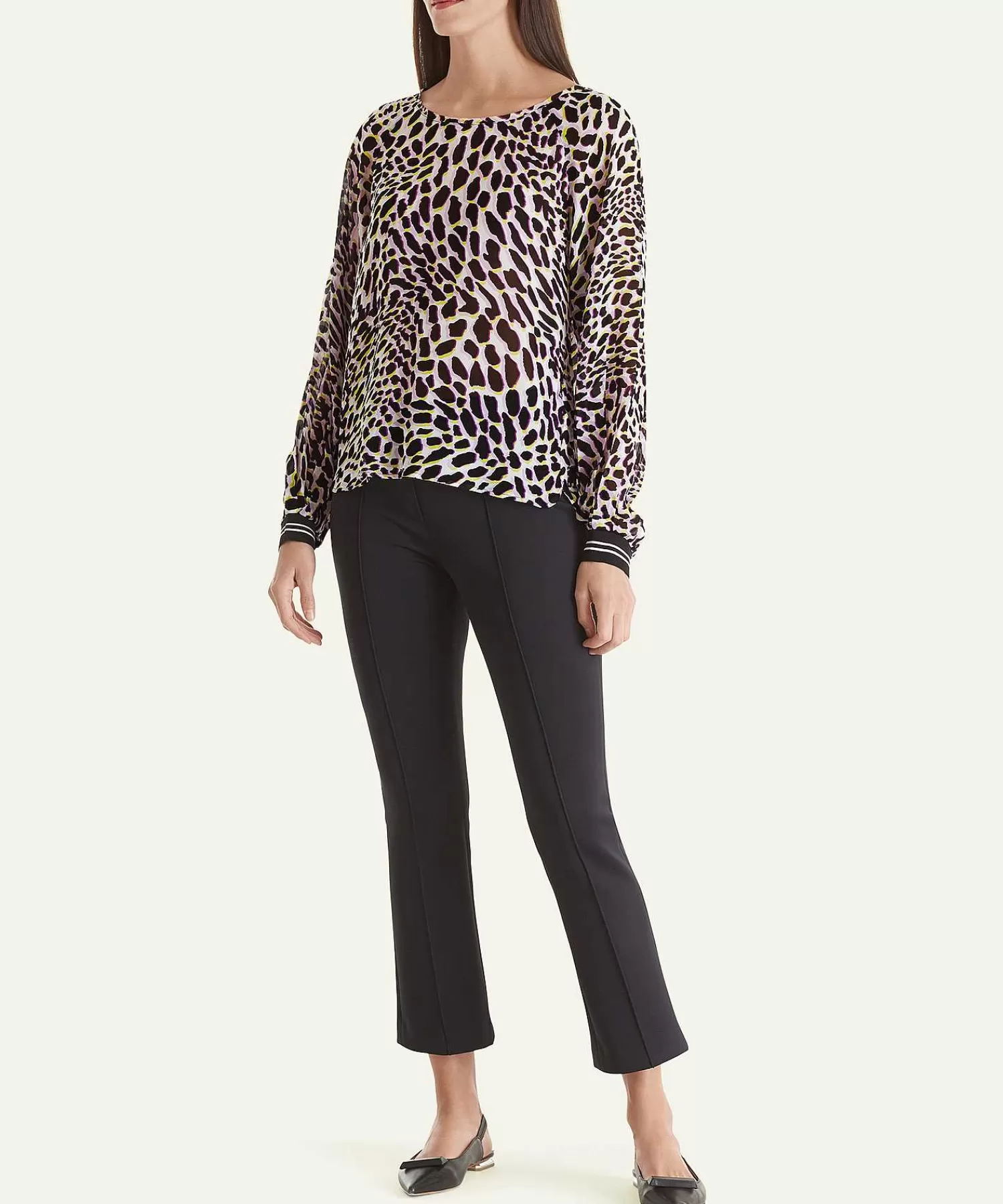 Marc Cain Remix Blusa Con Estampado De Leopardo De Marc Cain Best