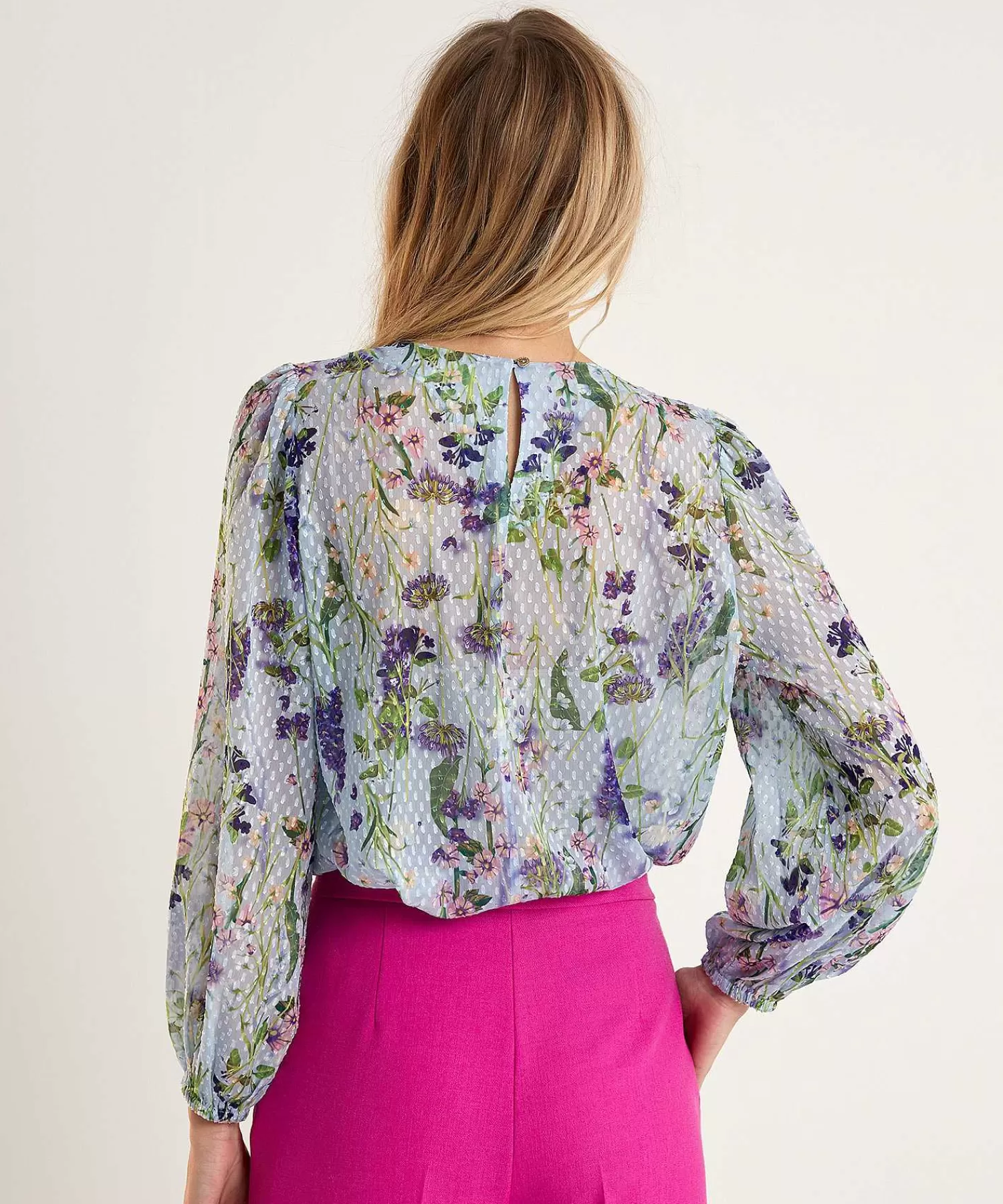 Marc Cain Collections Blusa Con Estampado Floral Y Borde De Volante De Marc Cain Shop