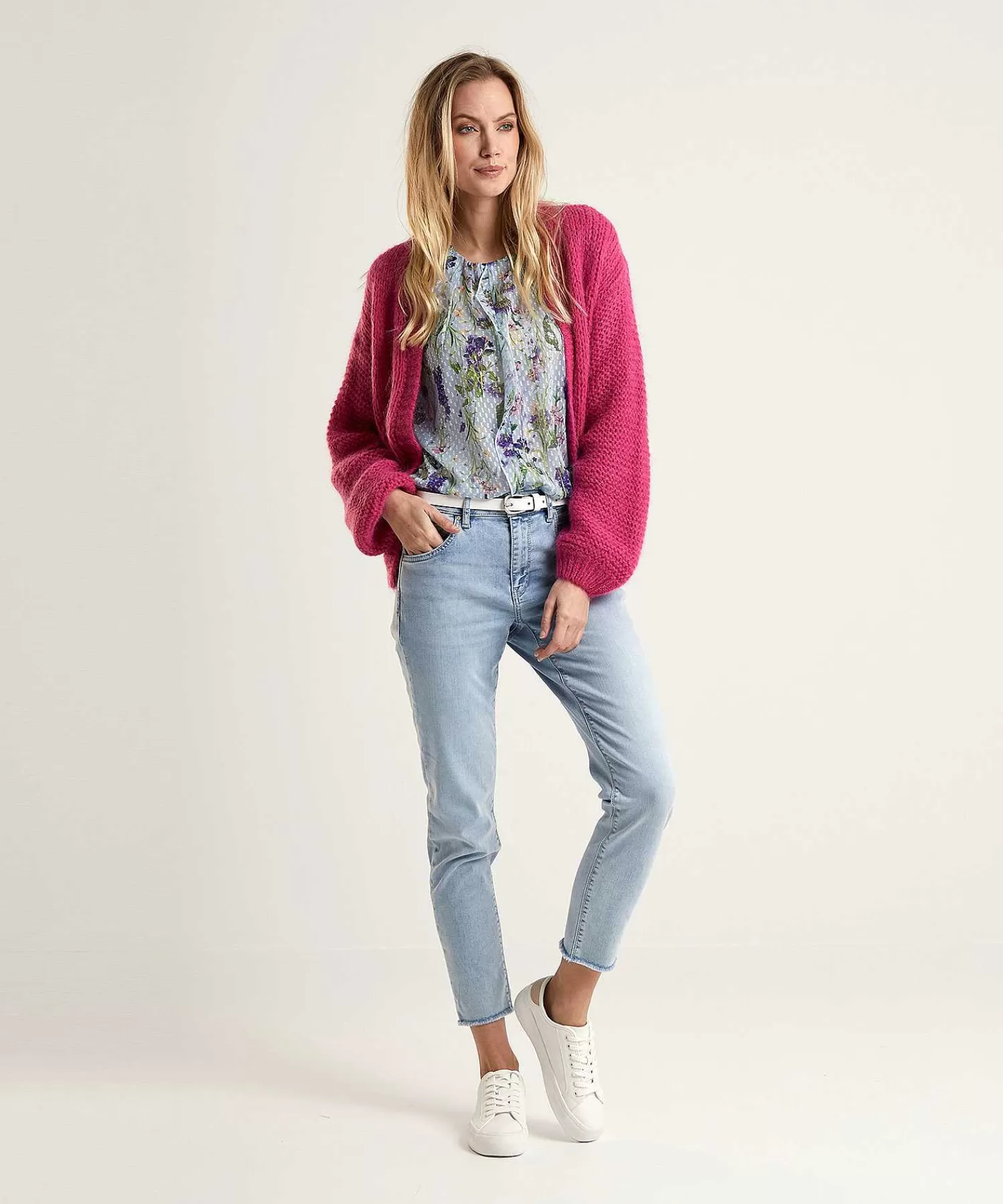 Marc Cain Collections Blusa Con Estampado Floral Y Borde De Volante De Marc Cain Shop