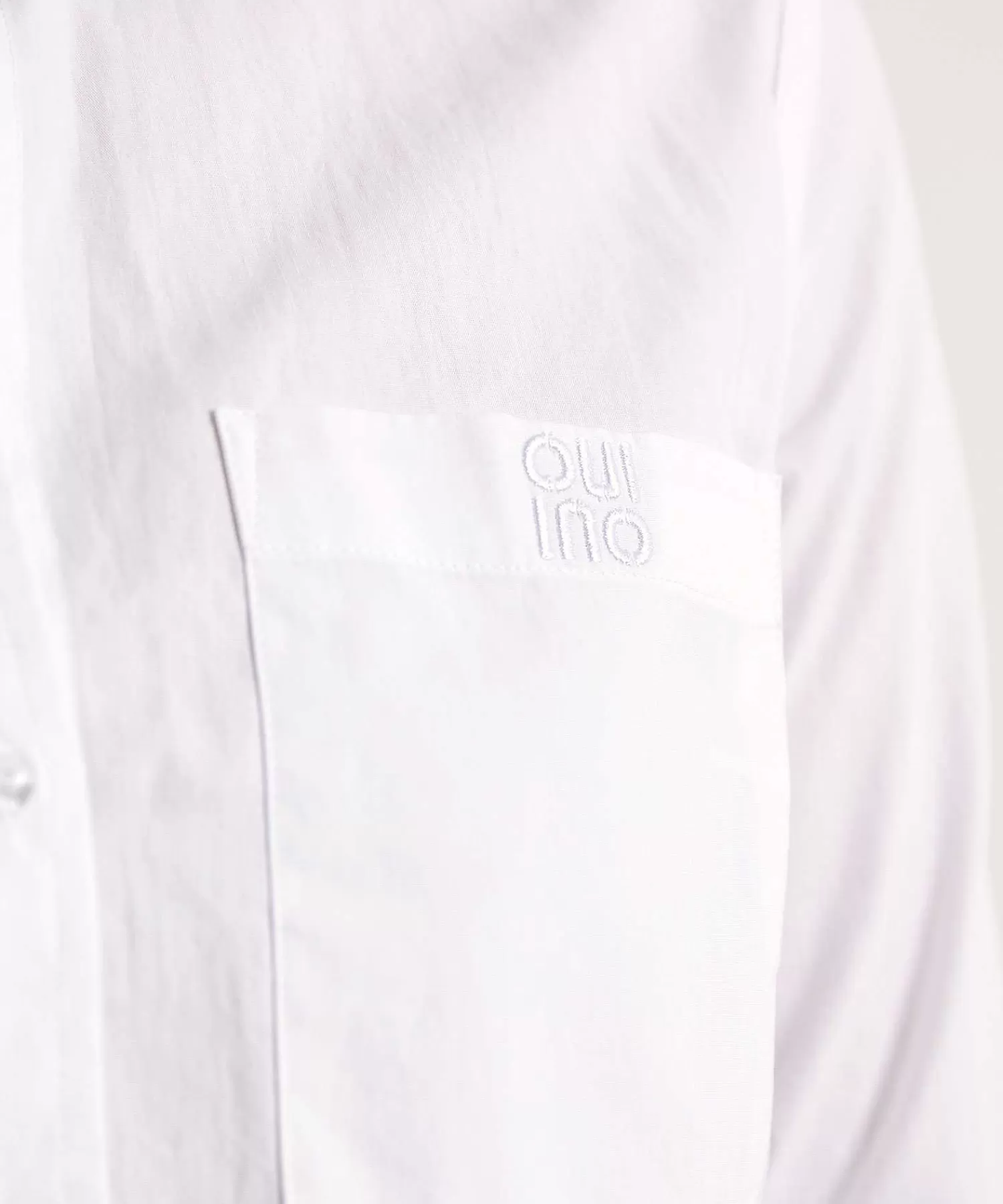 OUI Blusa Corta De Popelina Shop