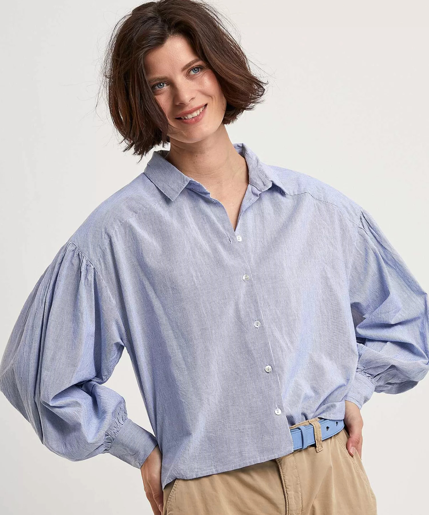By-Bar Blusa Corta Oversize Raya Diplomatica Sarah De Online