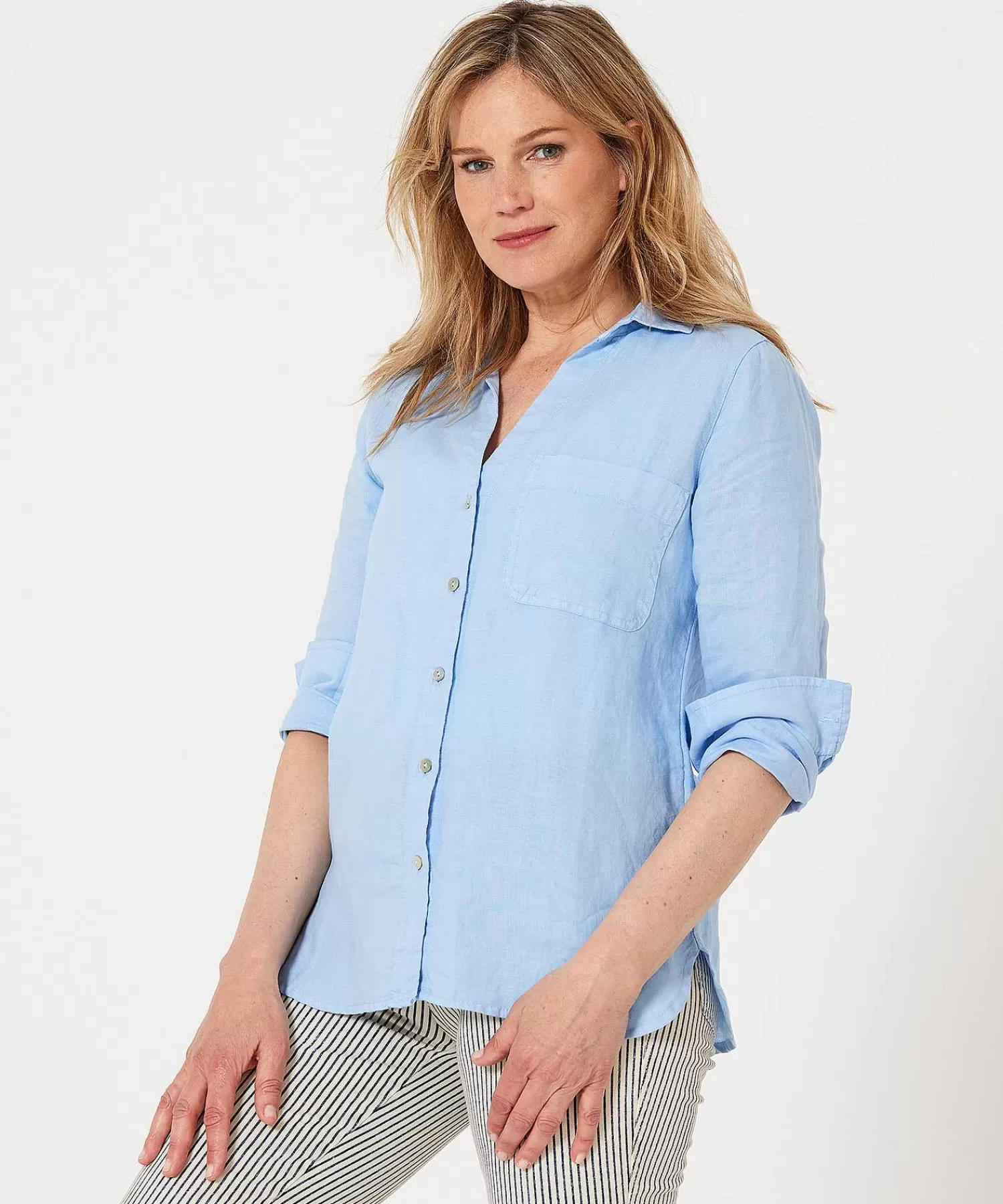 * Blusa De Lino Discount