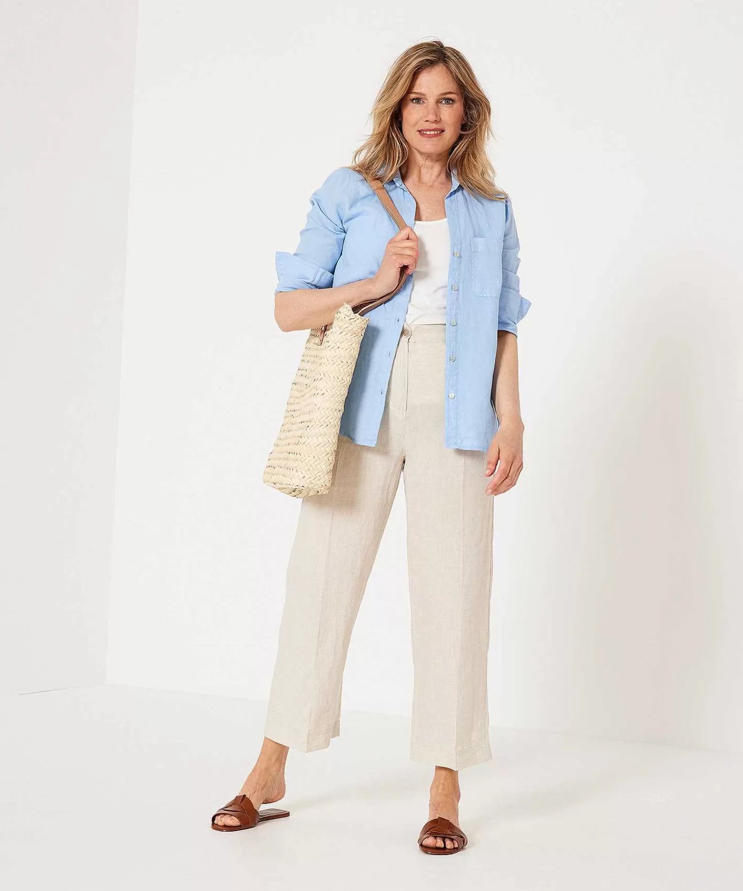 * Blusa De Lino Discount