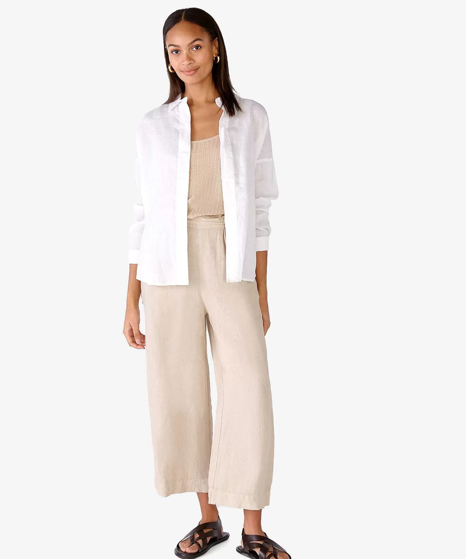 OUI Blusa De Lino Hot