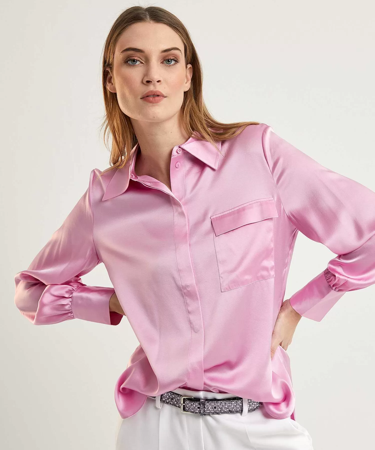Herzen's Angelegenheit Blusa De Seda Angelegenheit De Herzen Fashion