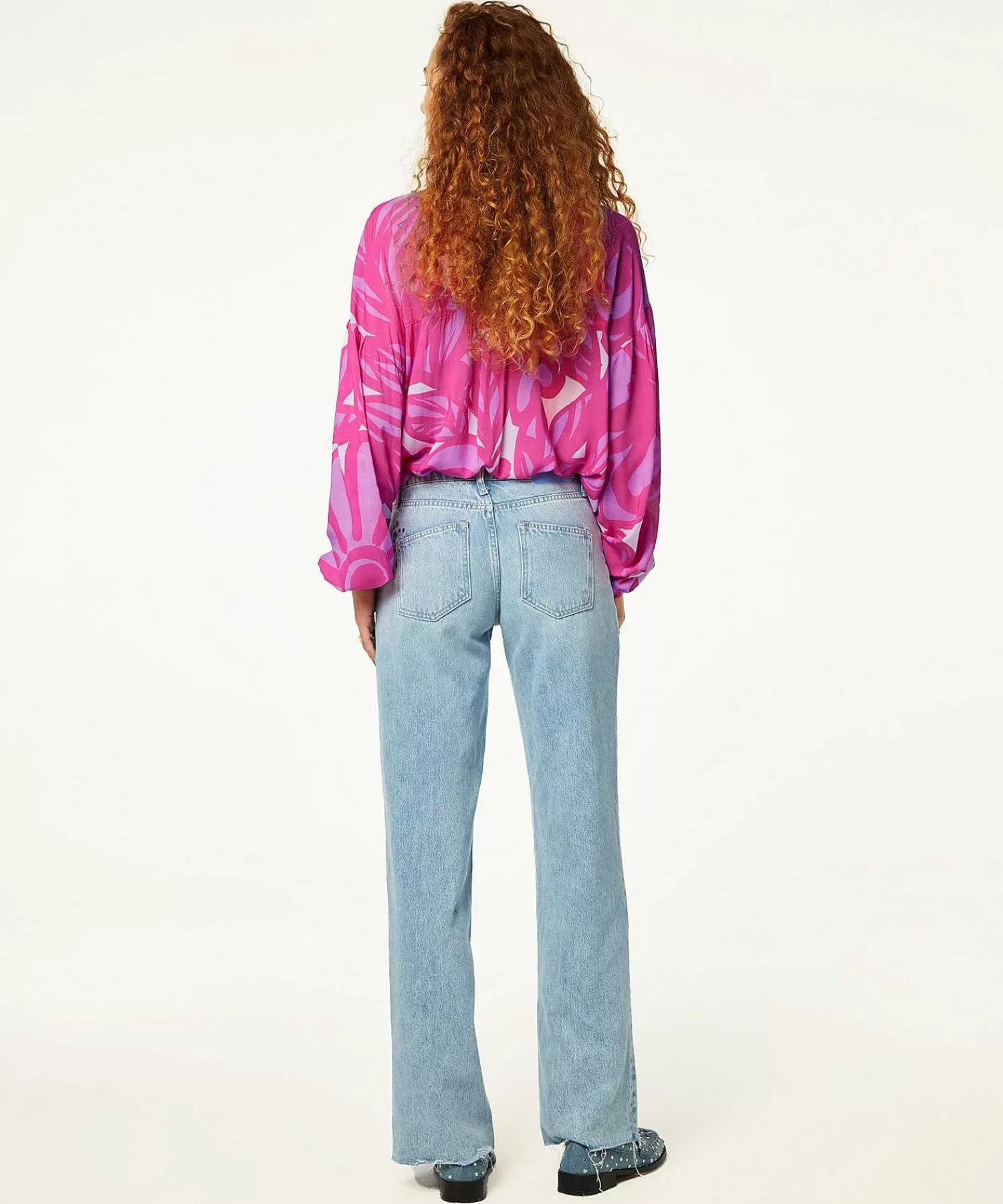 Fabienne Chapot Blusa Estampado Rosa Lexi Outlet
