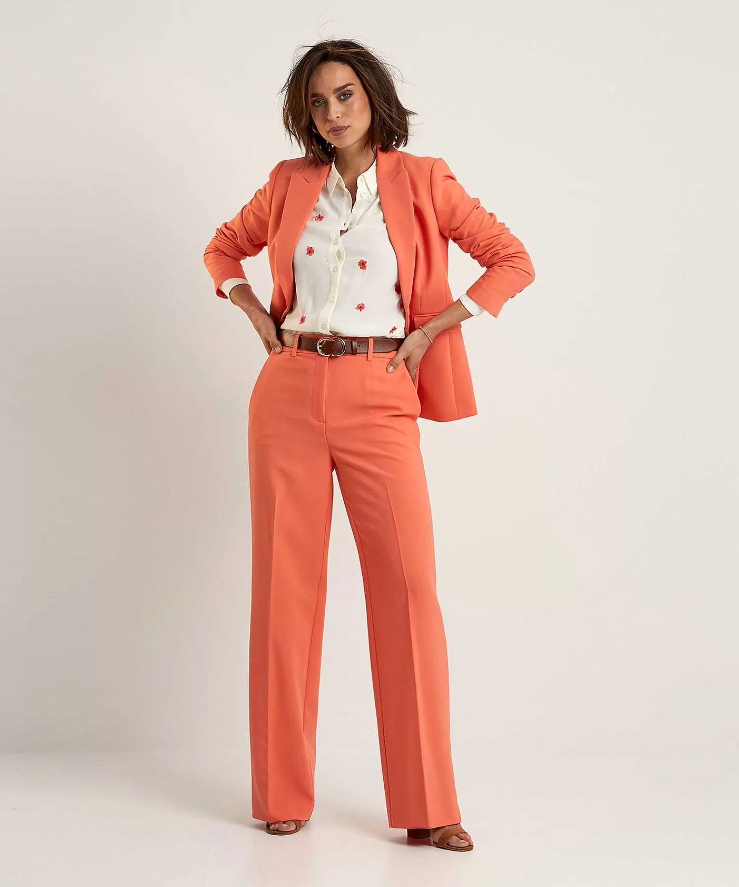Fabienne Chapot Blusa Flores Lote Embro Clearance