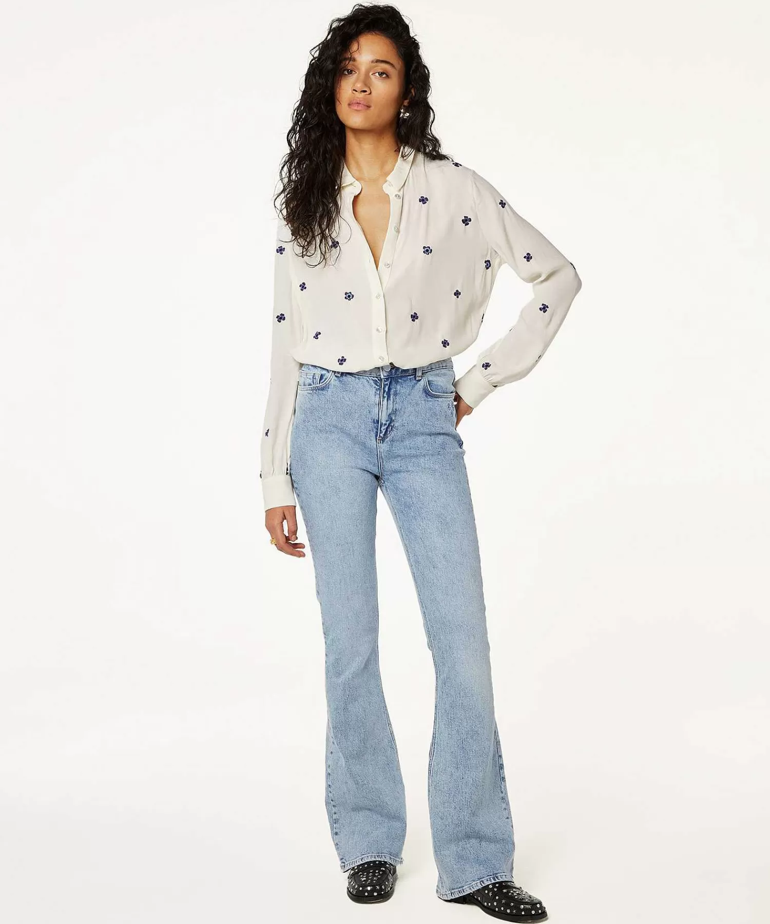 Fabienne Chapot Blusa Flores Lote Embro New