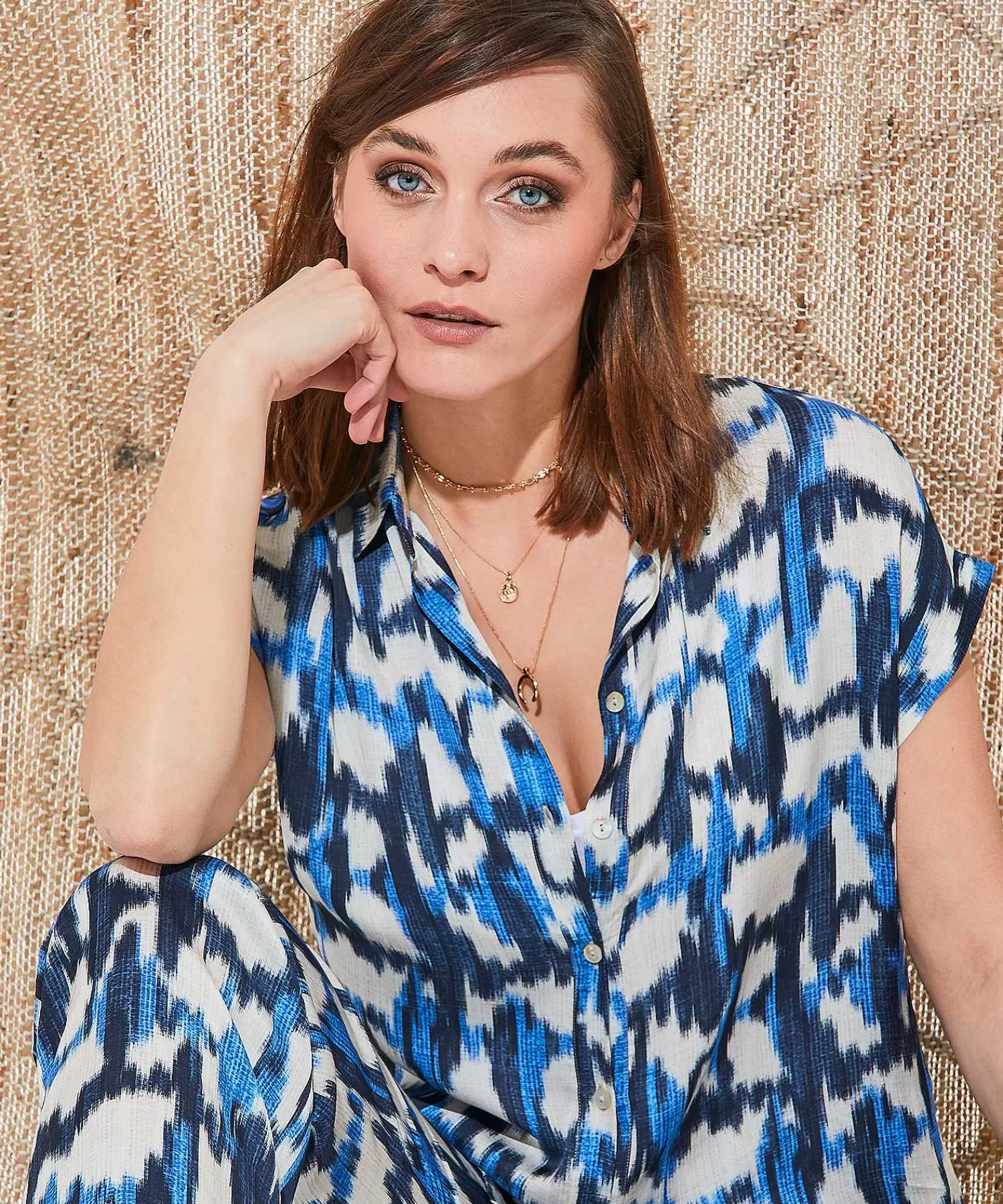 GIULIA E TU Blusa Estampado Descolorido Cheap