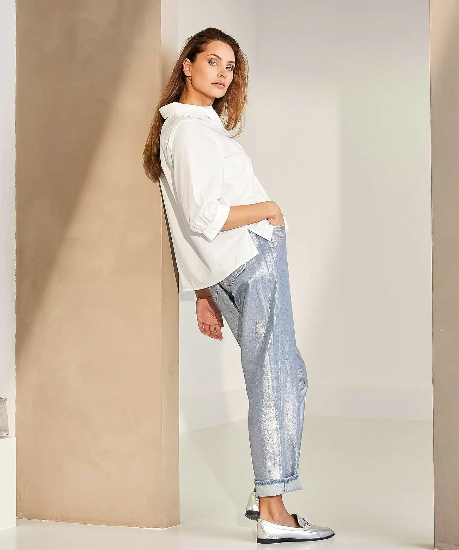 GIULIA E TU Blusa Manga Globo Outlet