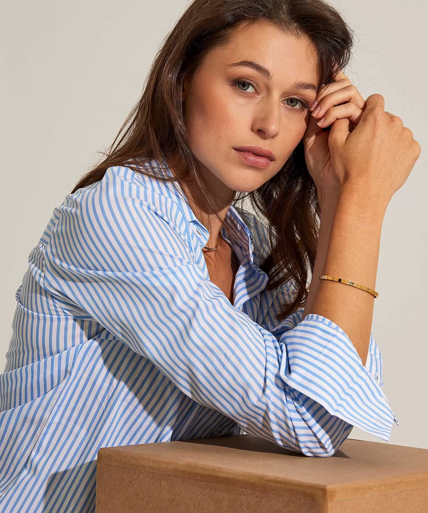 GIULIA E TU Blusa Popelina Rayas Cheap