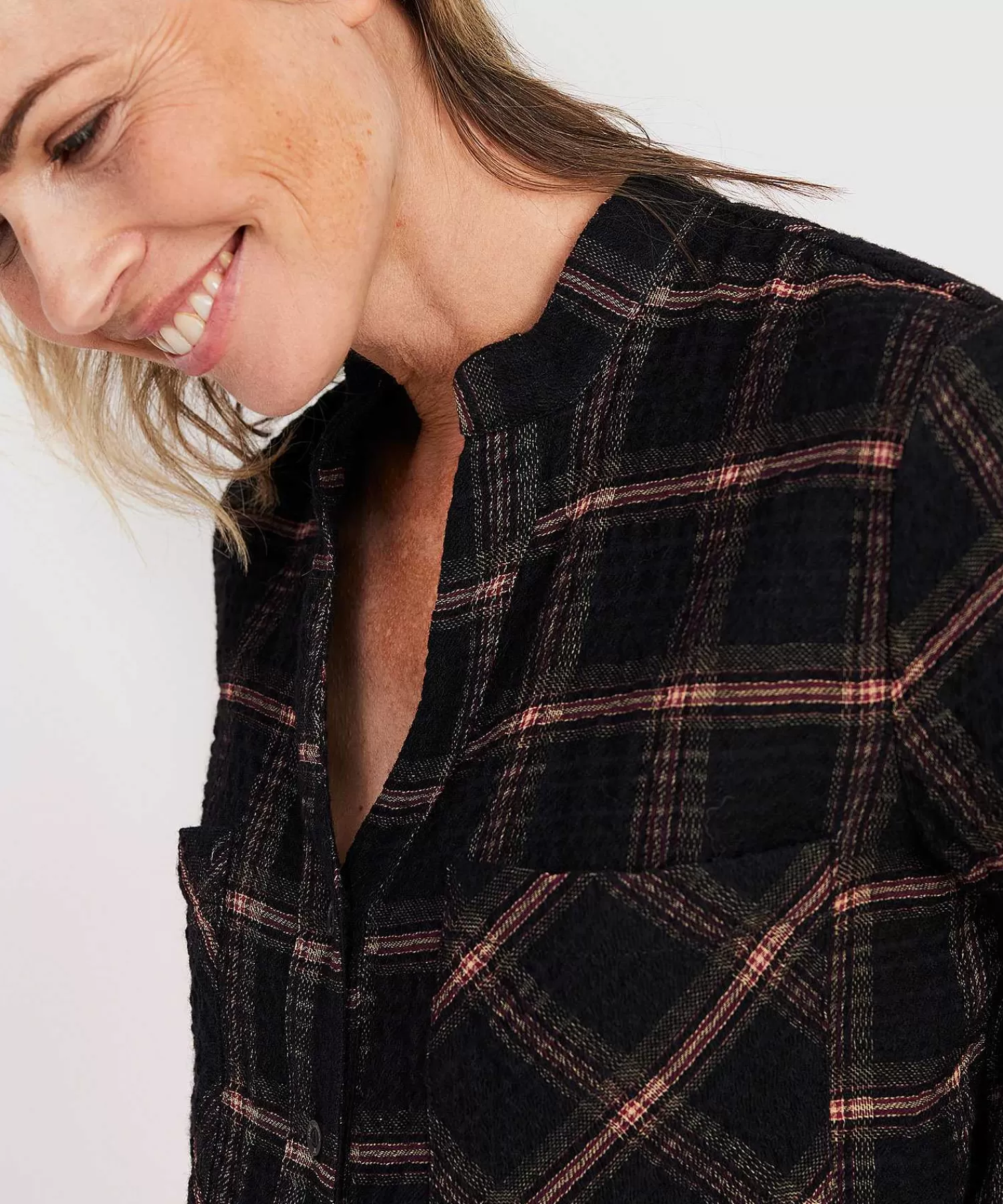 Jane Lushka Blusa Cuadros Rama Outlet