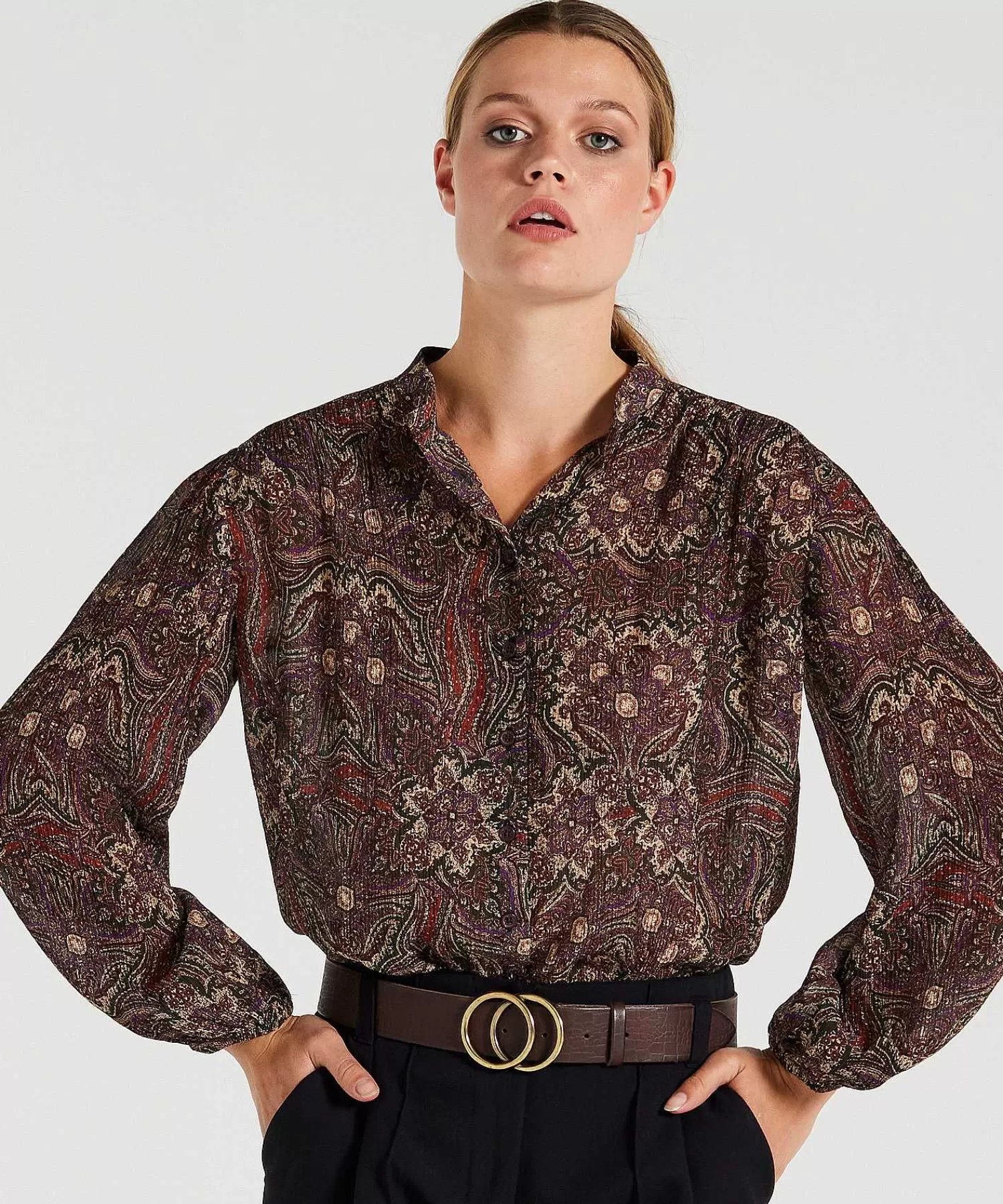 Jane Lushka Blusa Estampado Paisley Rony Sale