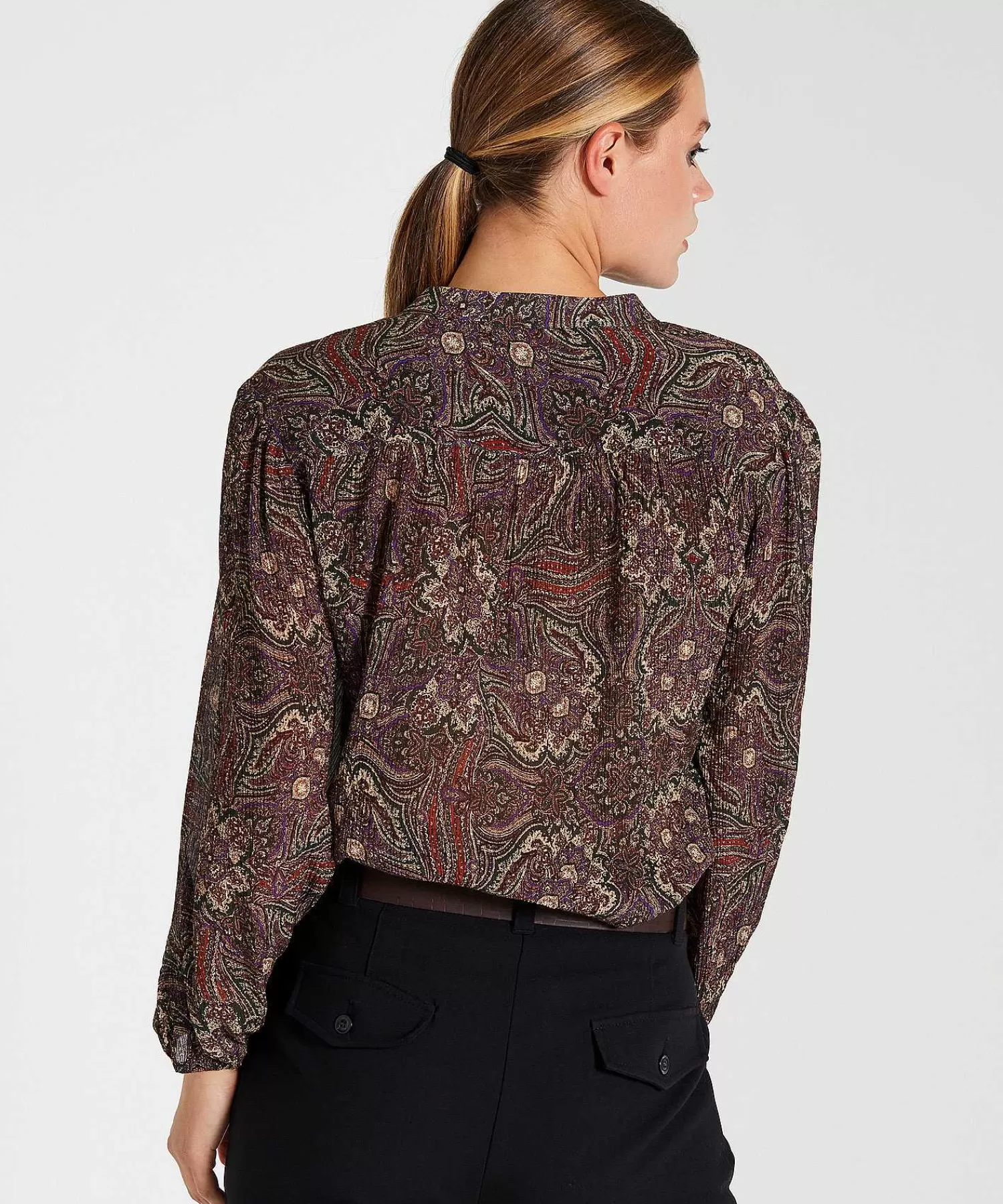 Jane Lushka Blusa Estampado Paisley Rony Sale