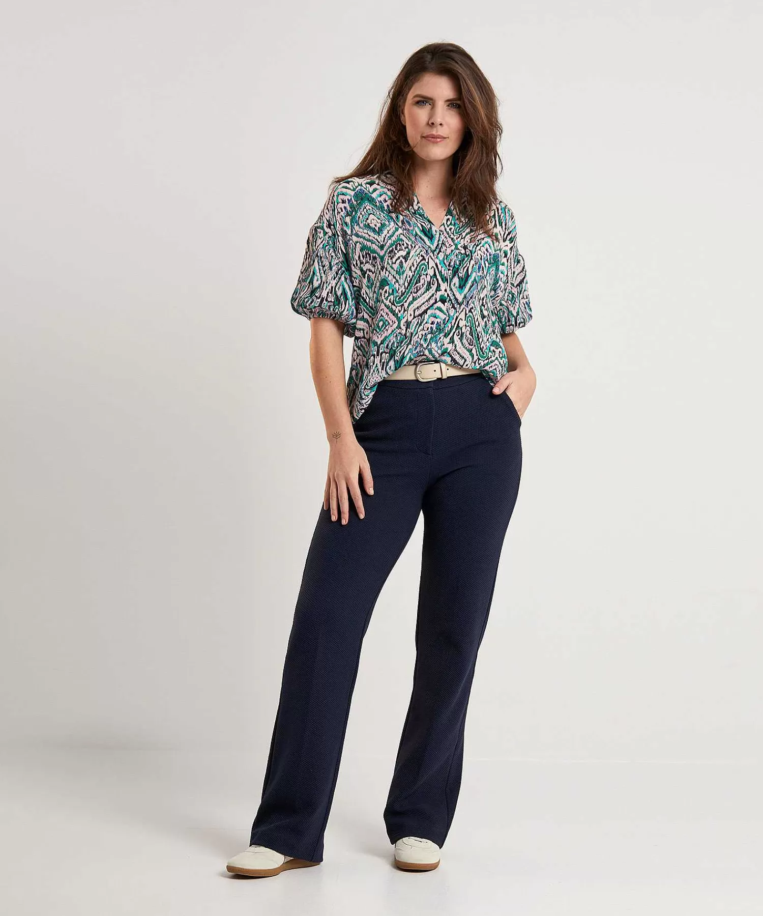 KYRA Blusa Estampado Ikat Titia Store