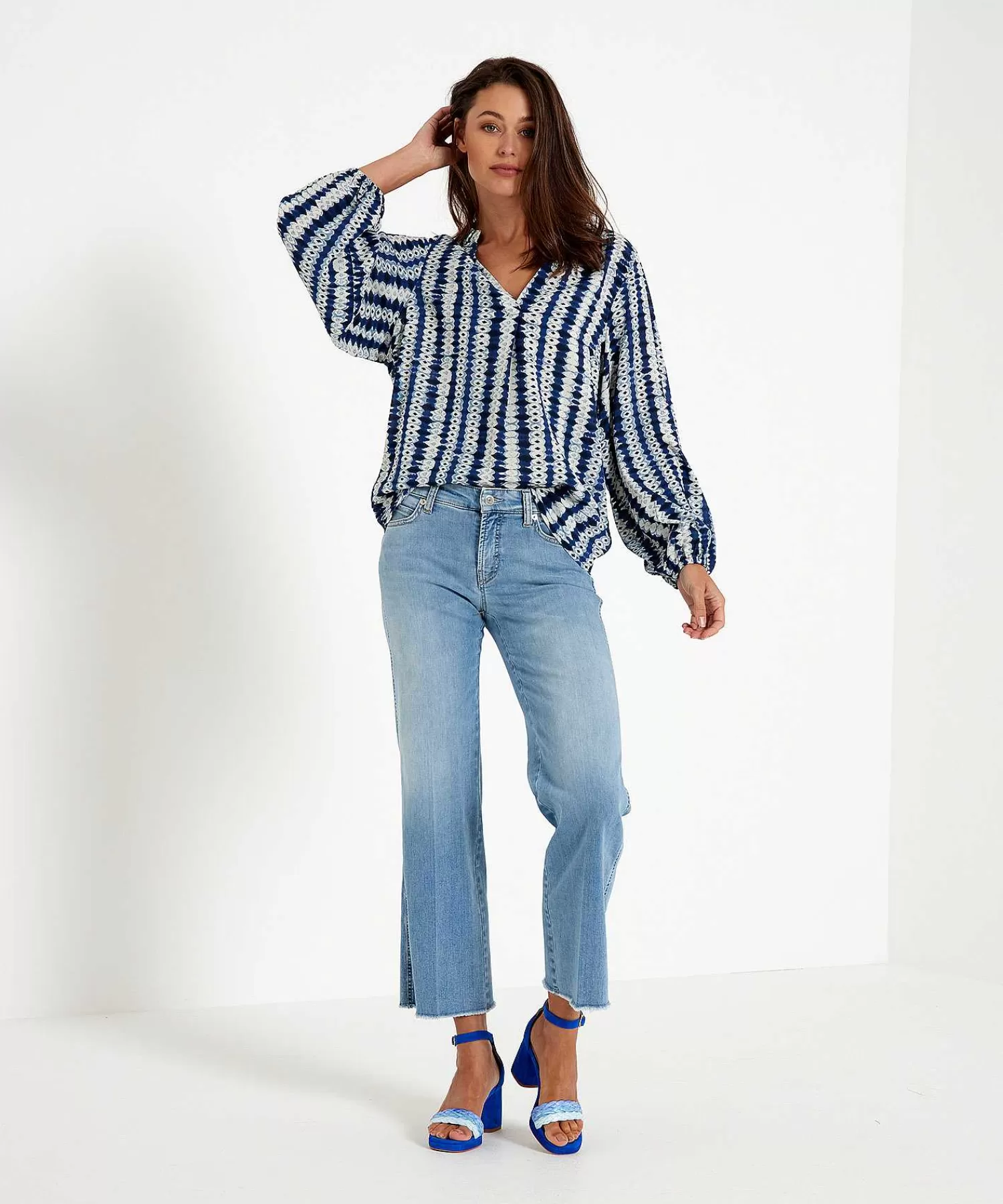 KYRA Blusa Tie Dye Rayas Nouky Store