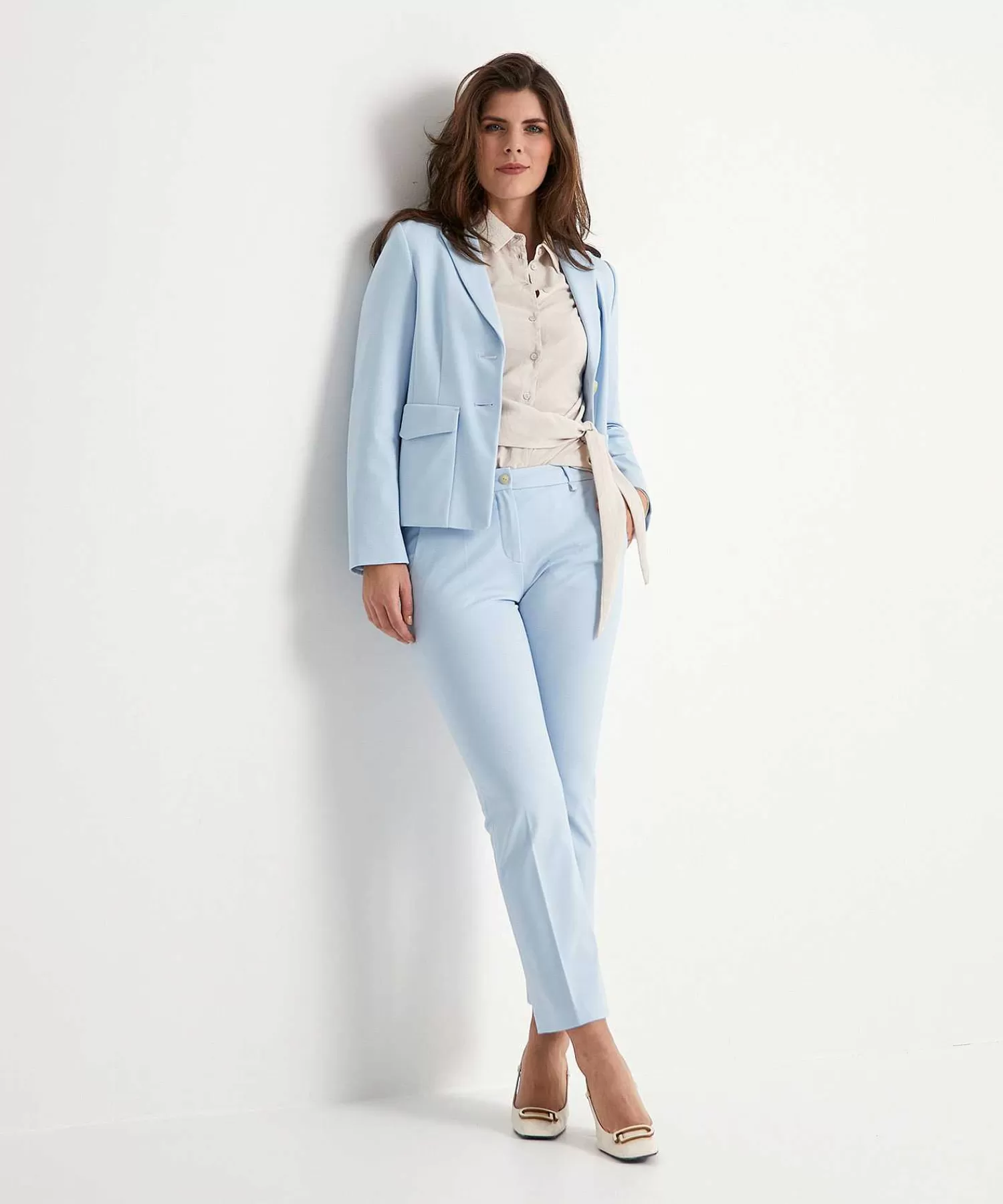 OUI Blusa Sedosa Con Boton Shop