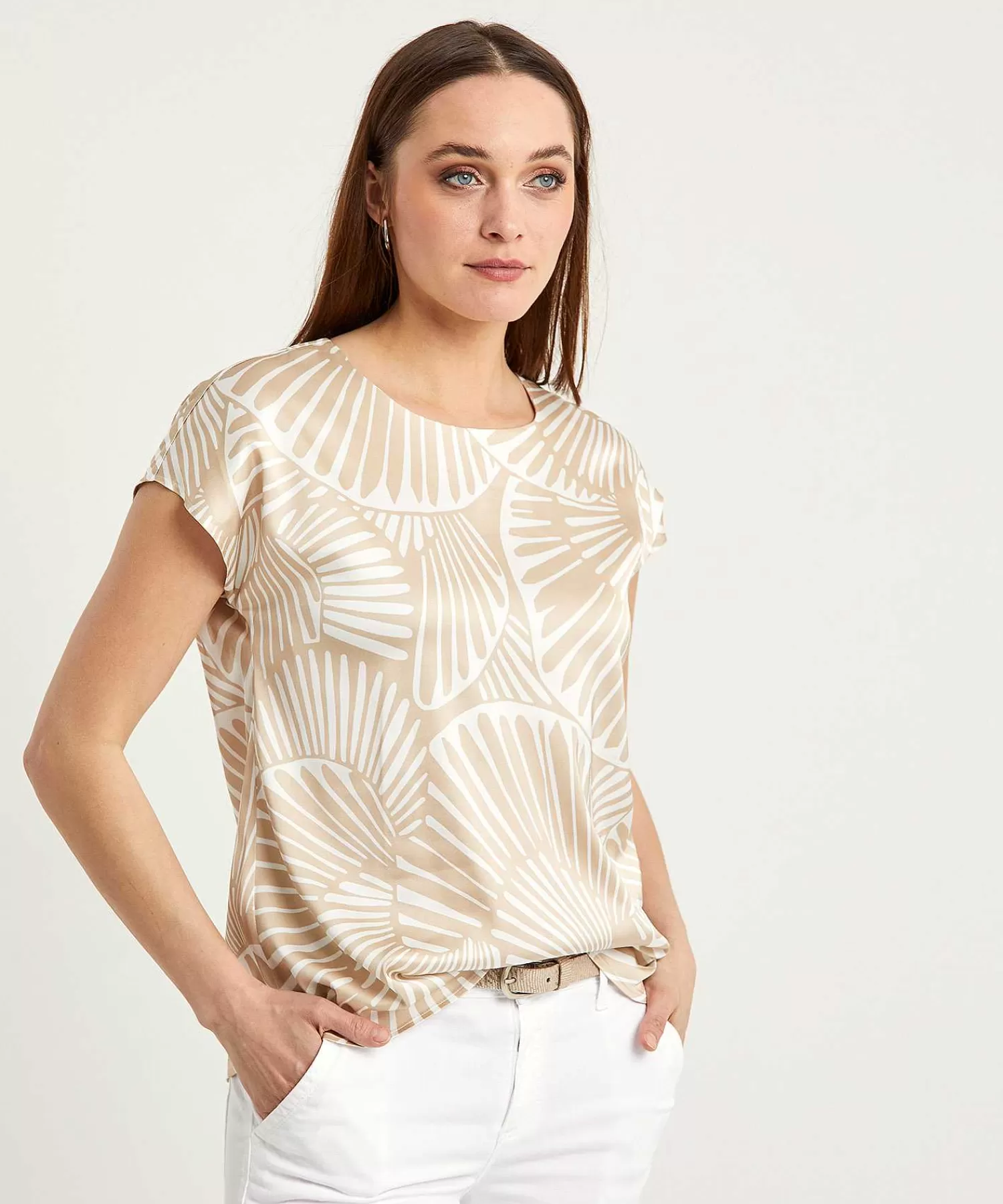 Louis and Mia Blusa Sedosa Bicolor New