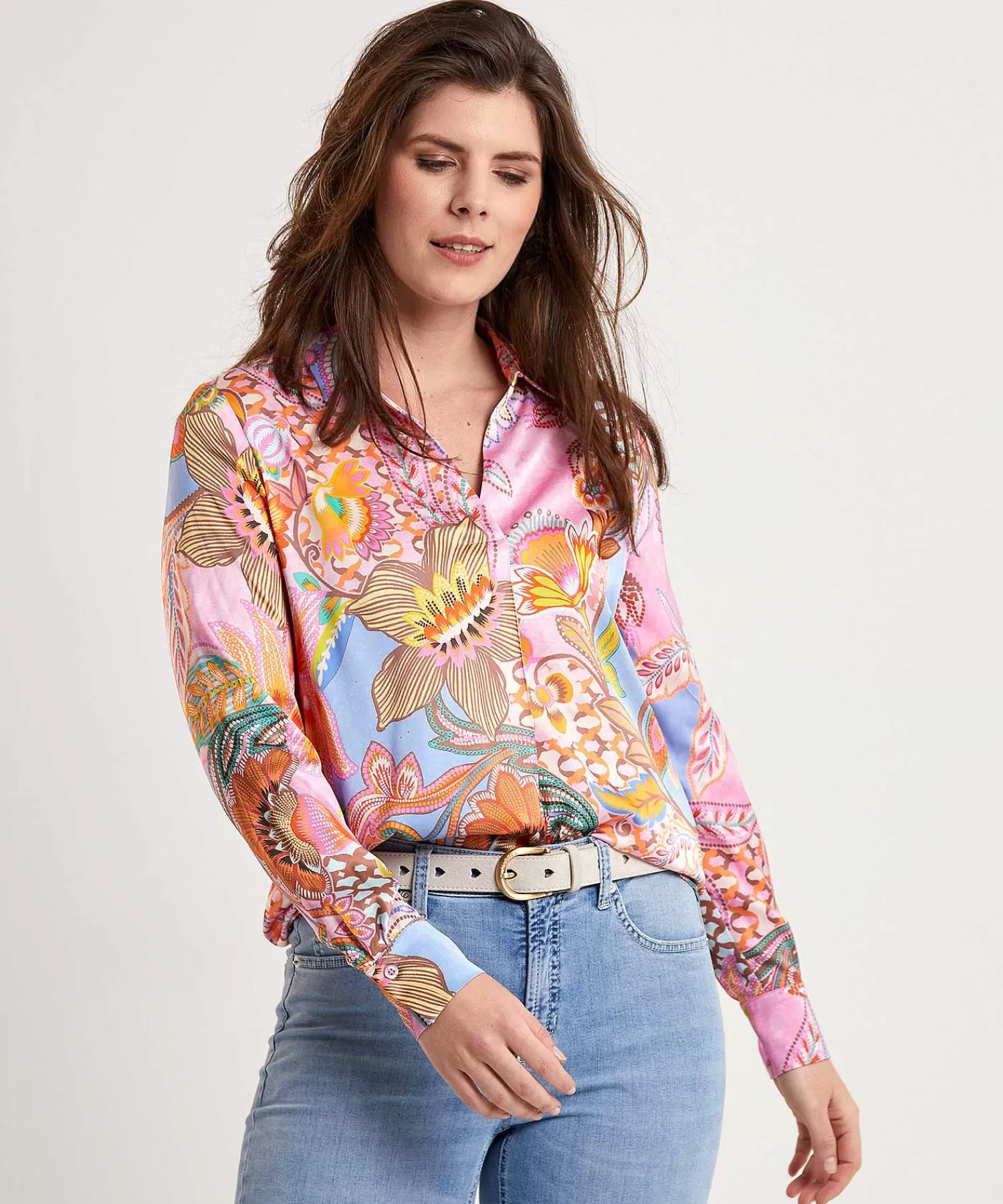 Louis and Mia Blusa Sedosa Multicolor Flash Sale