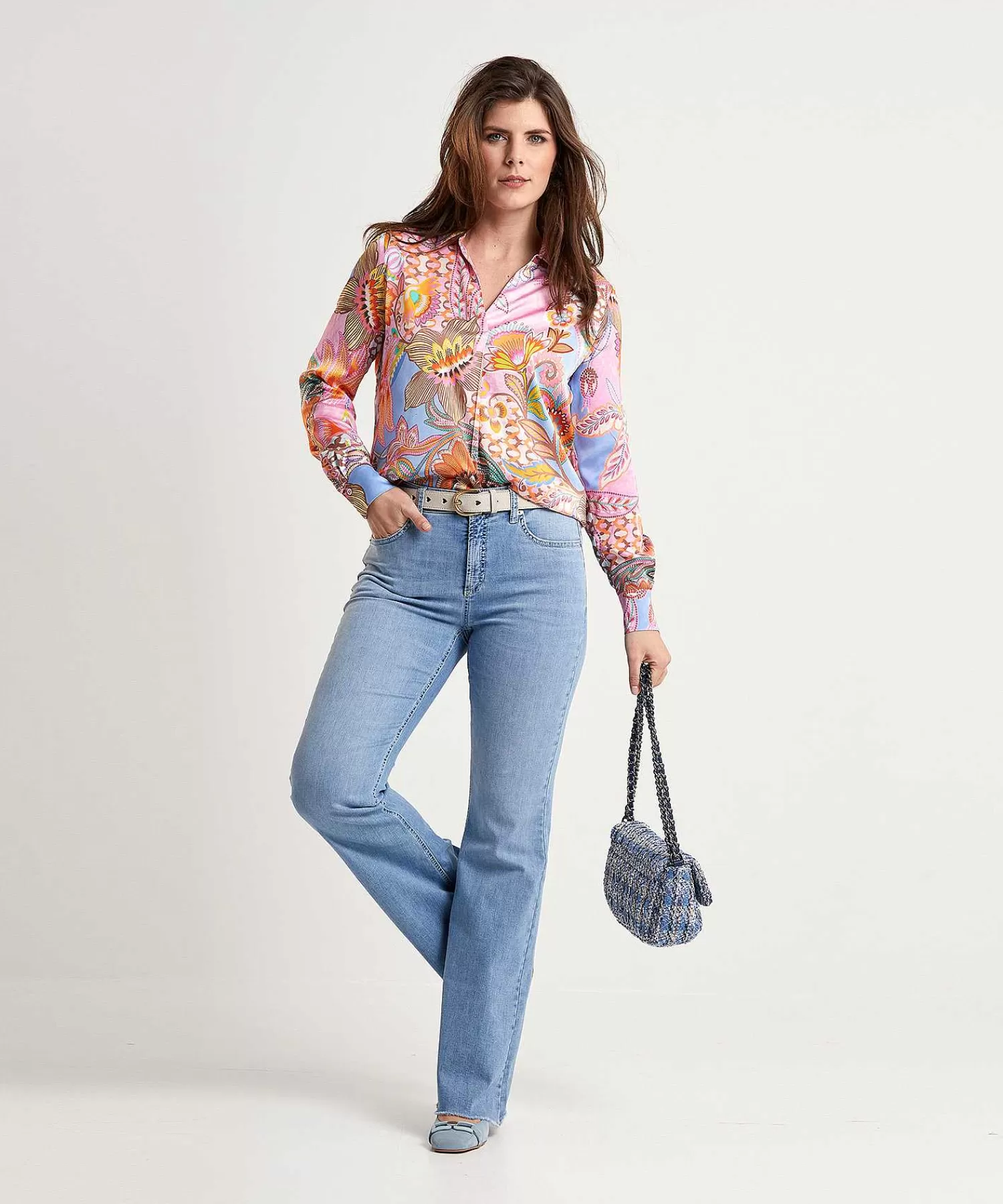 Louis and Mia Blusa Sedosa Multicolor Flash Sale