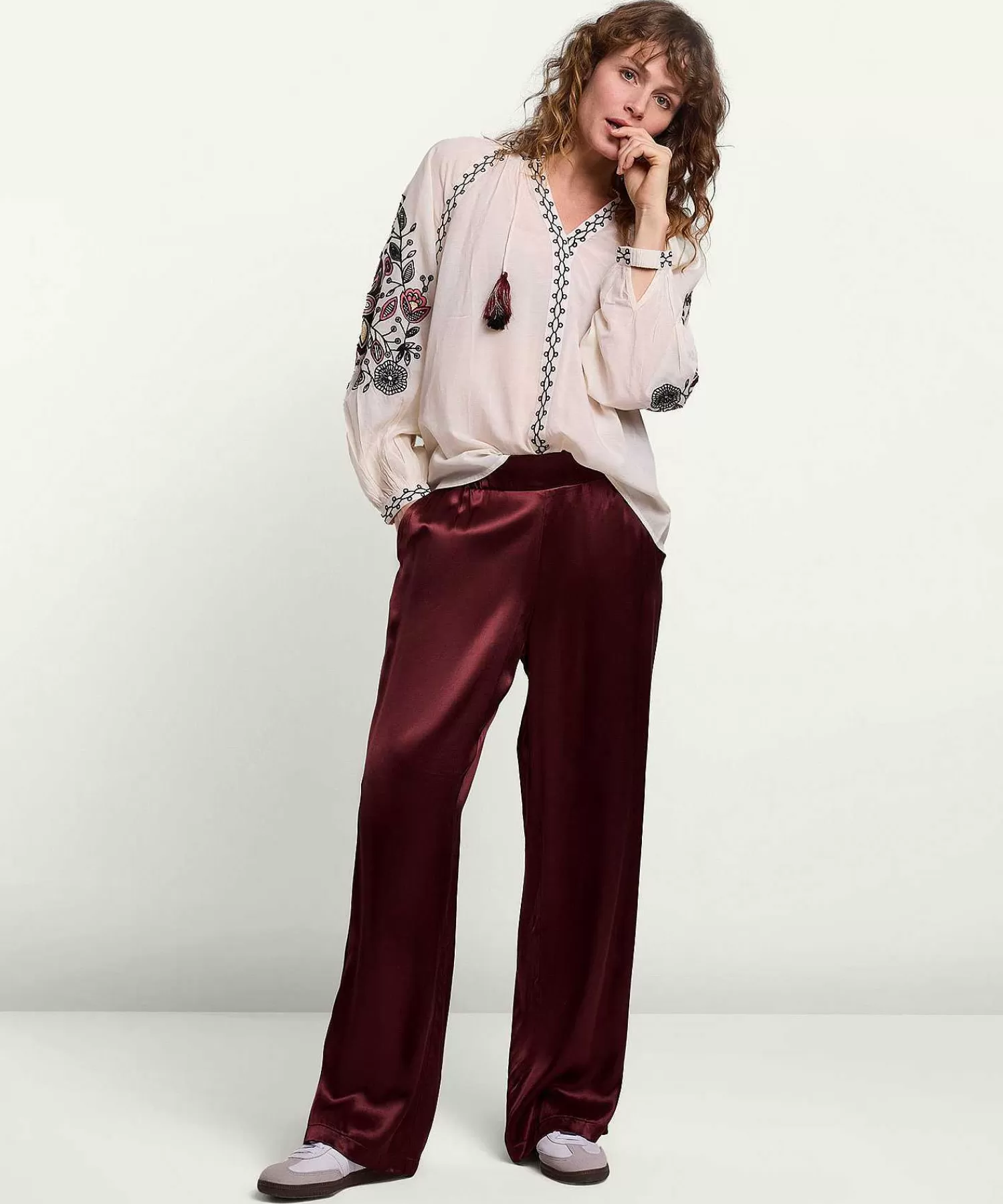 Summum Blusa Bordada Best Sale