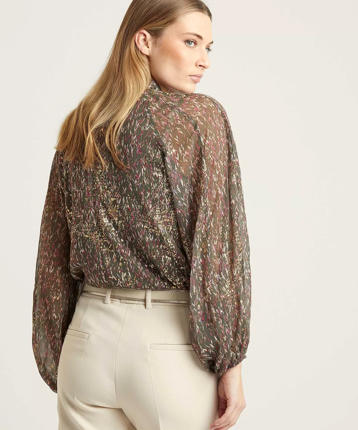 Summum Blusa Con Estampado Metalizado Flash Sale