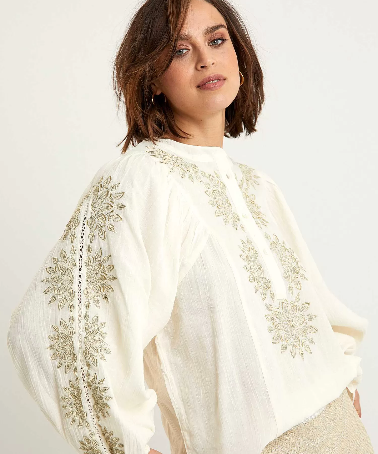 Summum Blusa Lurex Bordado Store