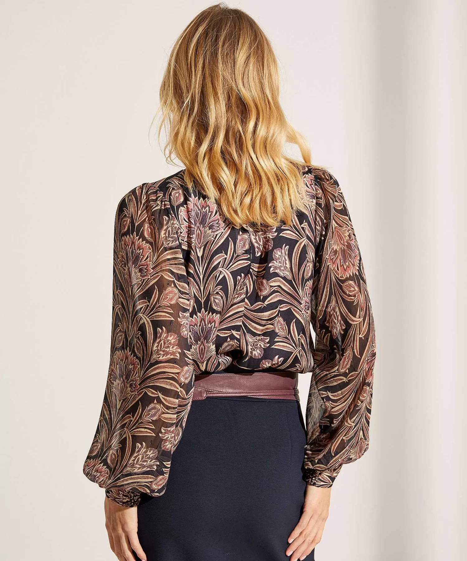 Summum Blusa Manga Transparente Best