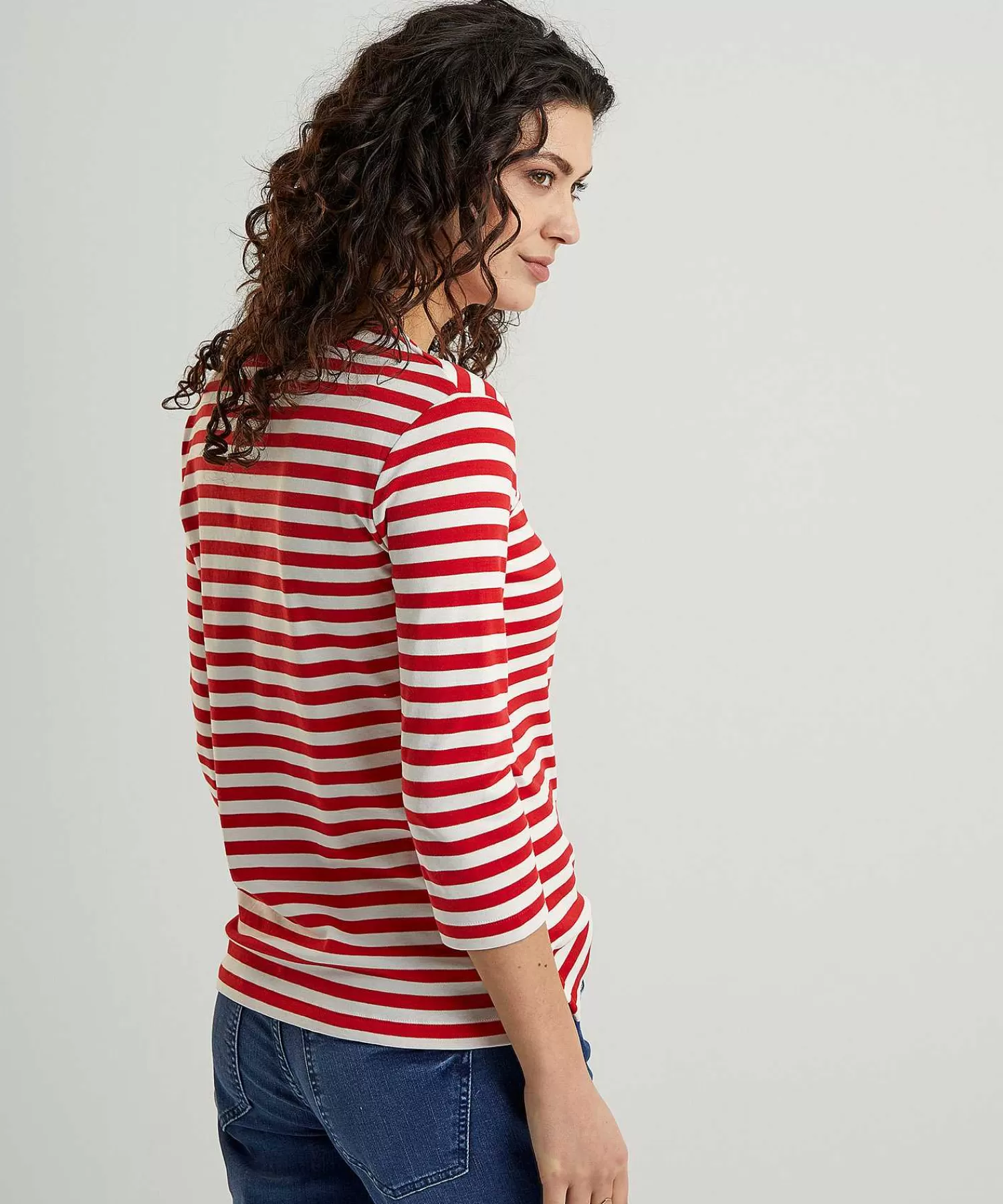 OUI Botones Decorativos De Camisa A Rayas Fashion