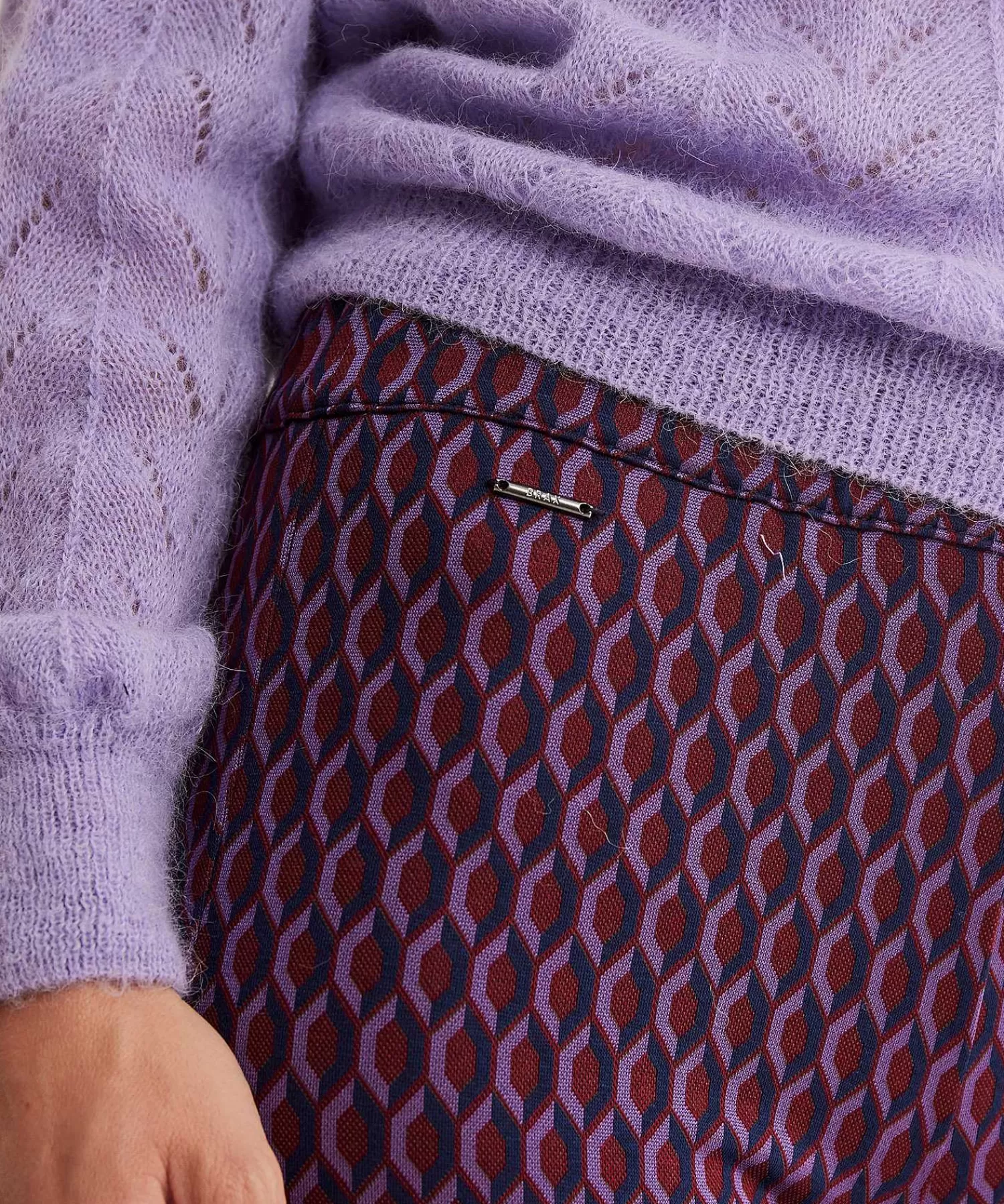 Brax Pantalones Bootcut Retroprint Malou Clearance