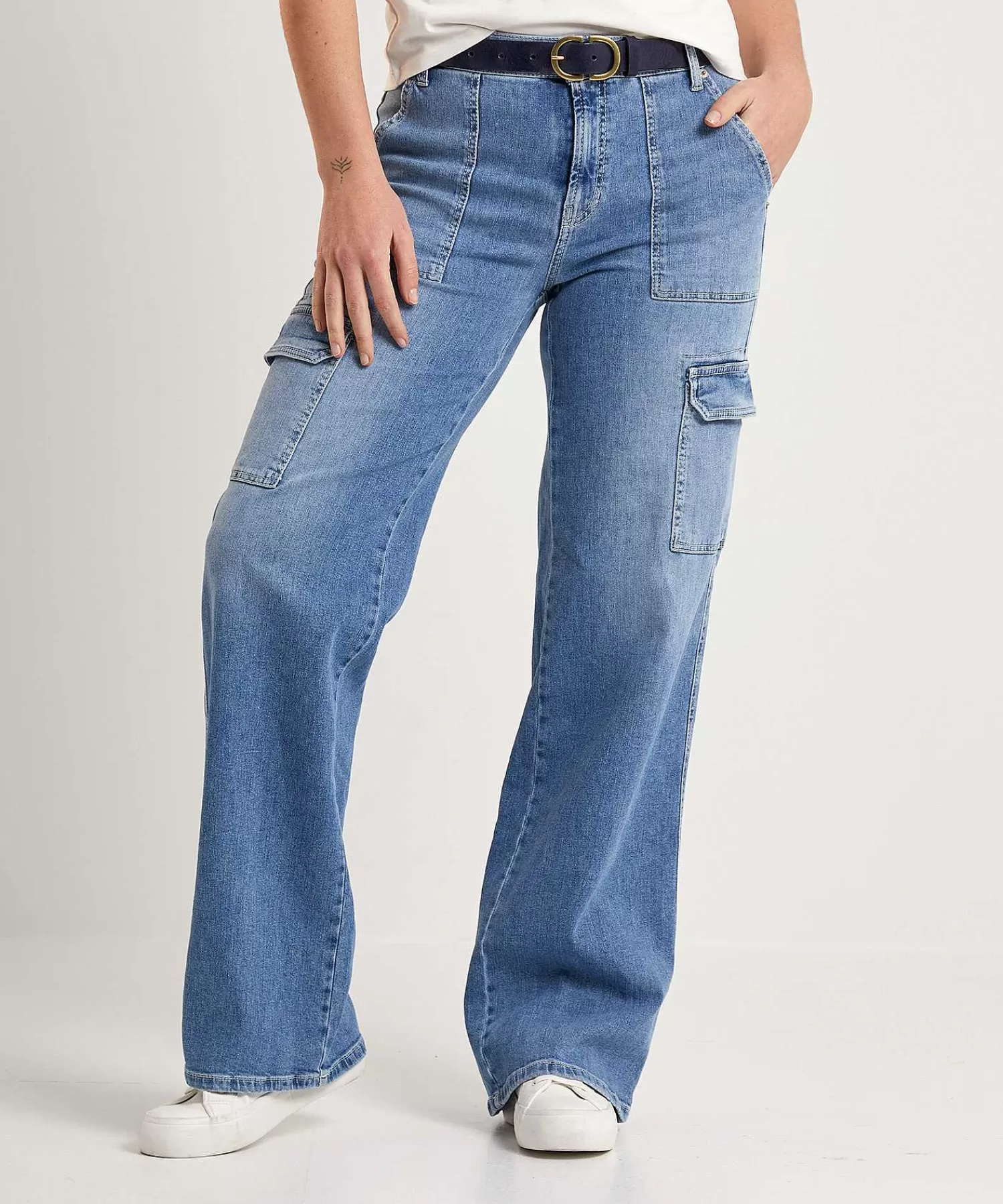 Cambio Cargo Jeans Anchos Andy Discount