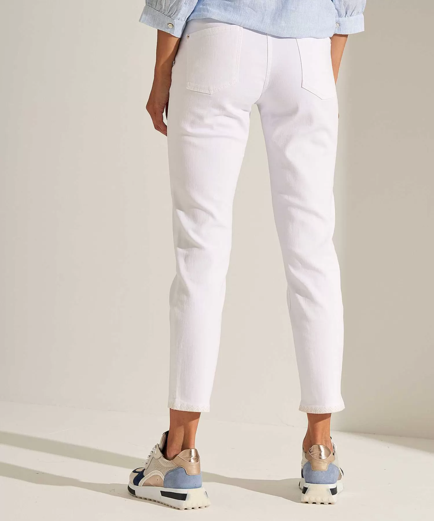 Cambio Jeans Slim Fit Bordado Piper New