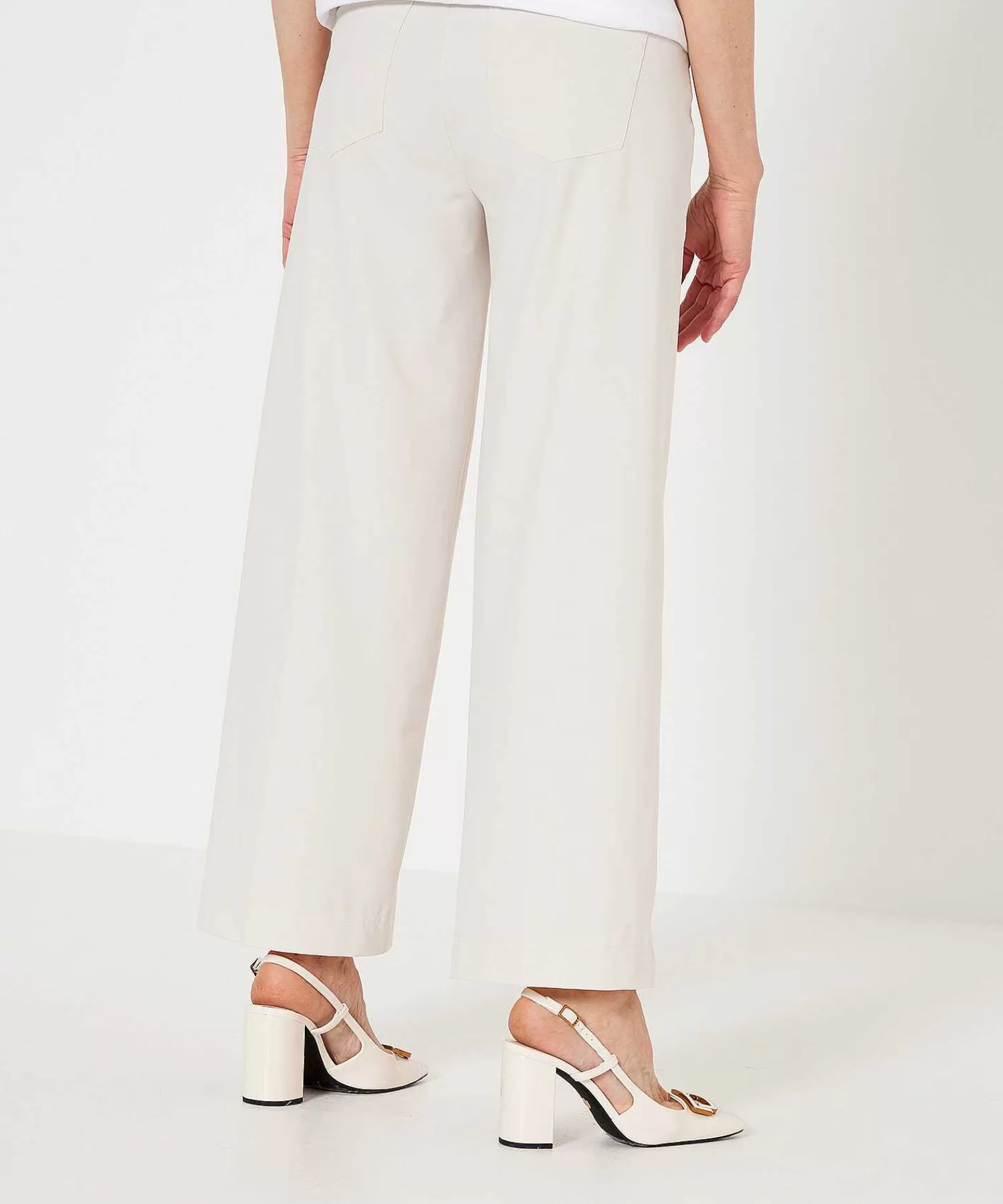 Cambio Pantalon Ancho Tela Travel Ambar Best Sale