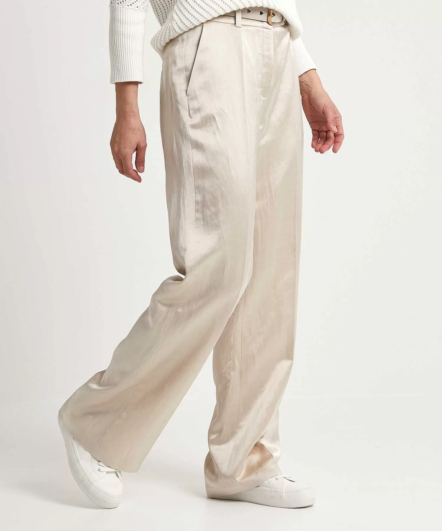 Cambio Pantalones Anchos Sedosos Amelie Fashion