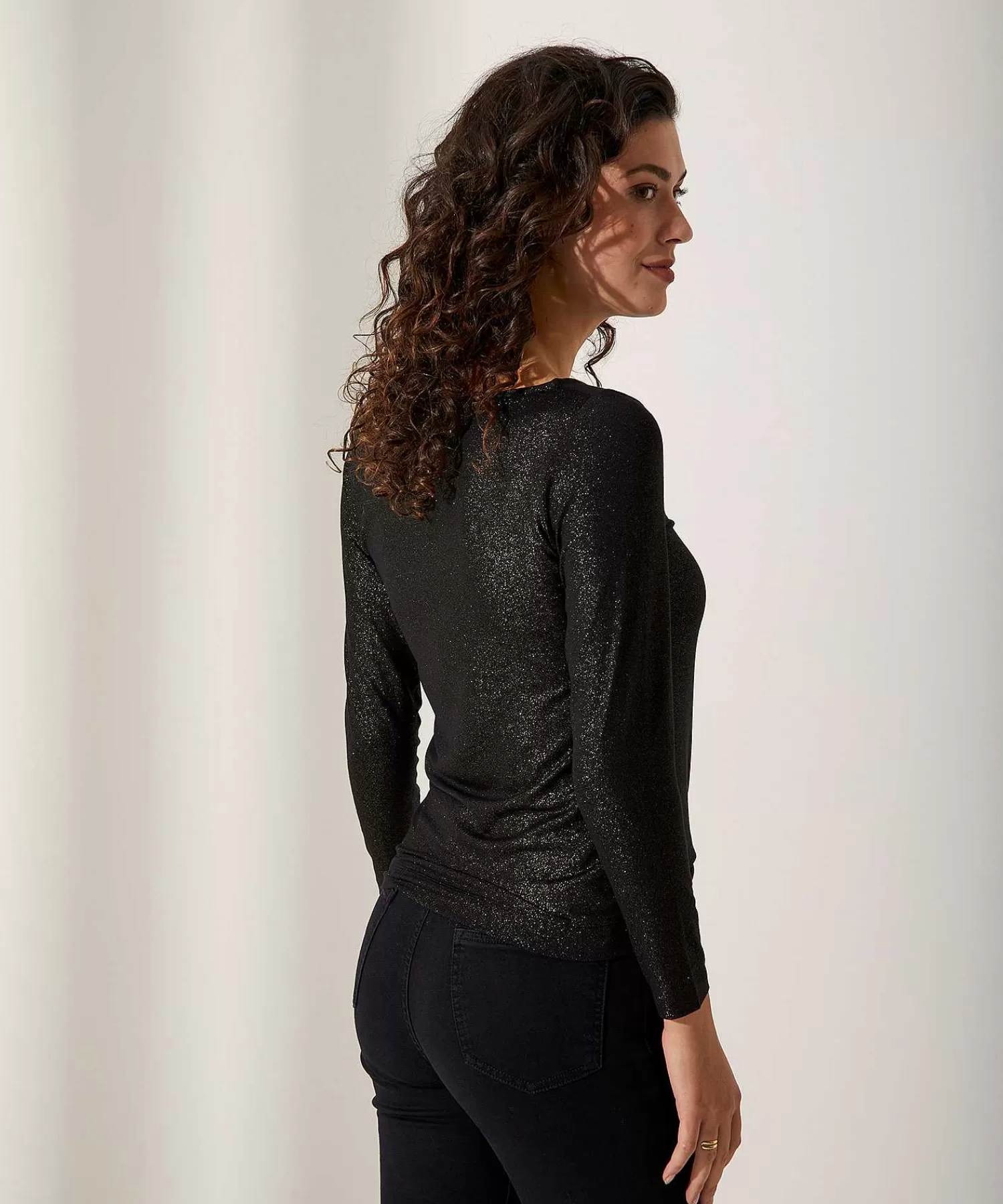 * Camisa Cuello Barco Lurex Hot