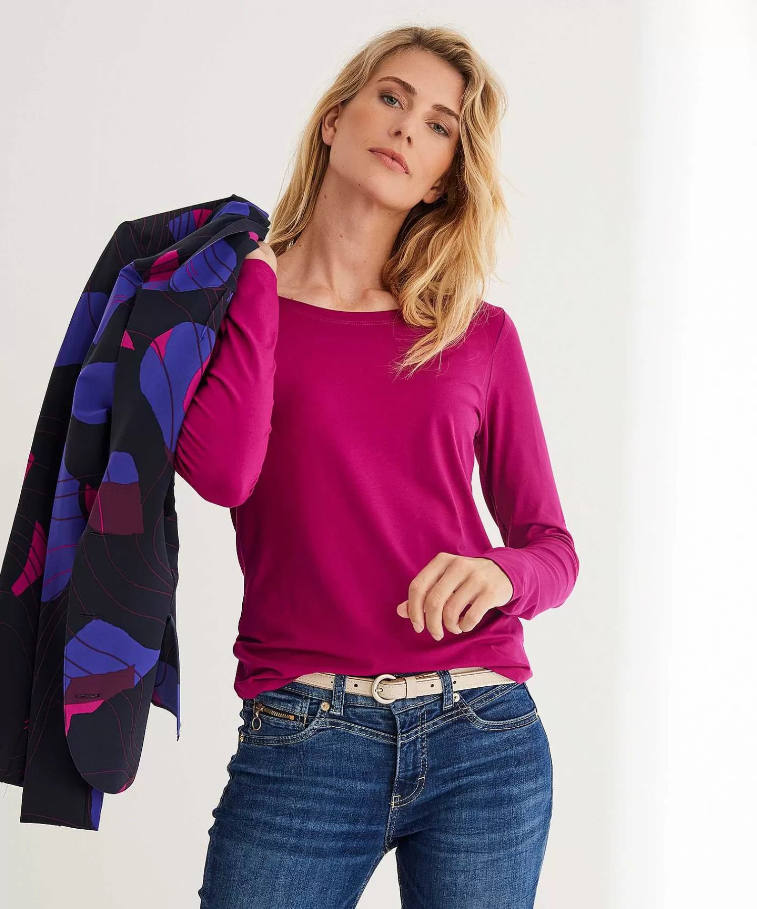 * Camisa Essentials Manga Larga Fashion