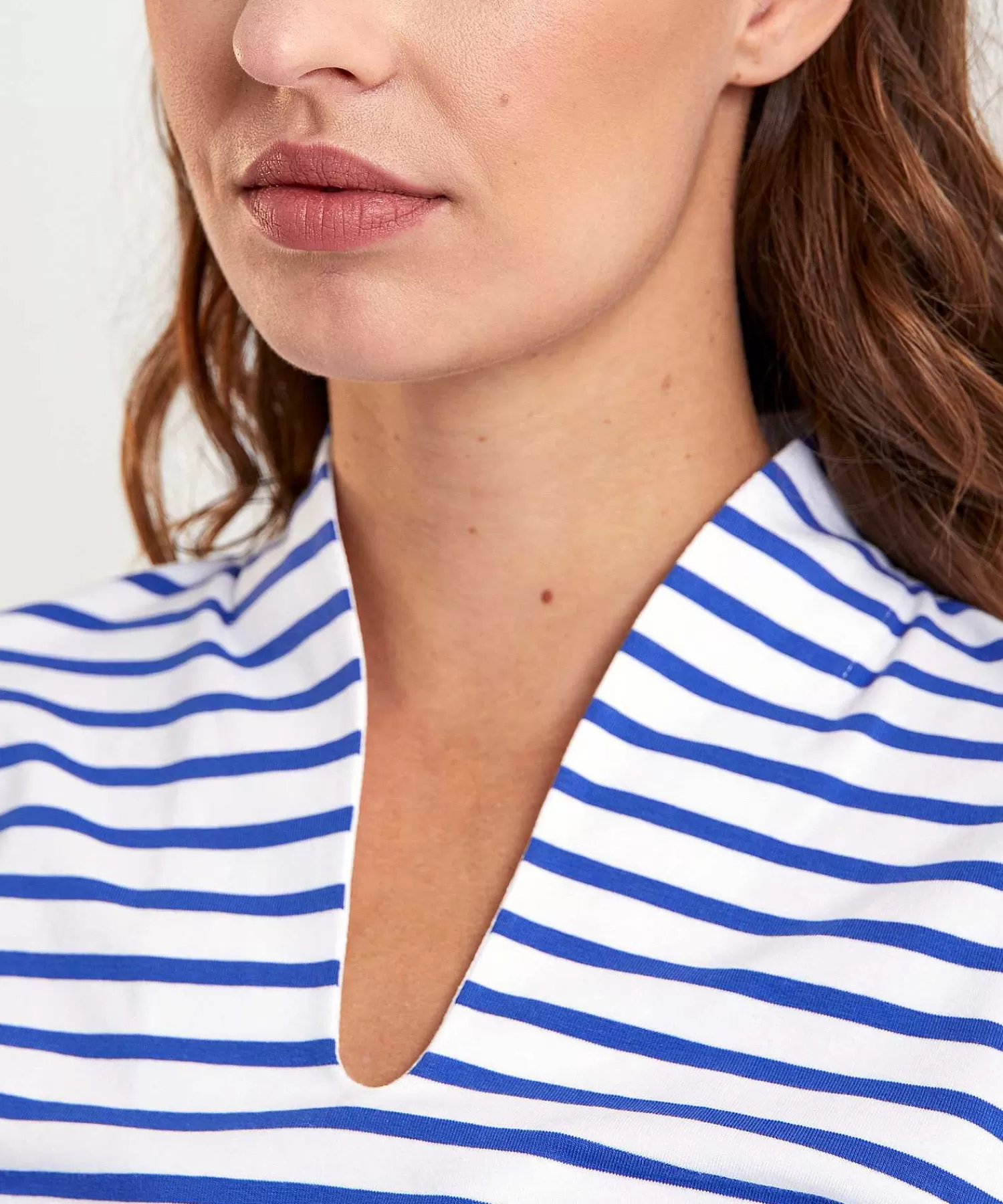 * Camisa Tulip Manga Corta Rayas Bretonas Best Sale