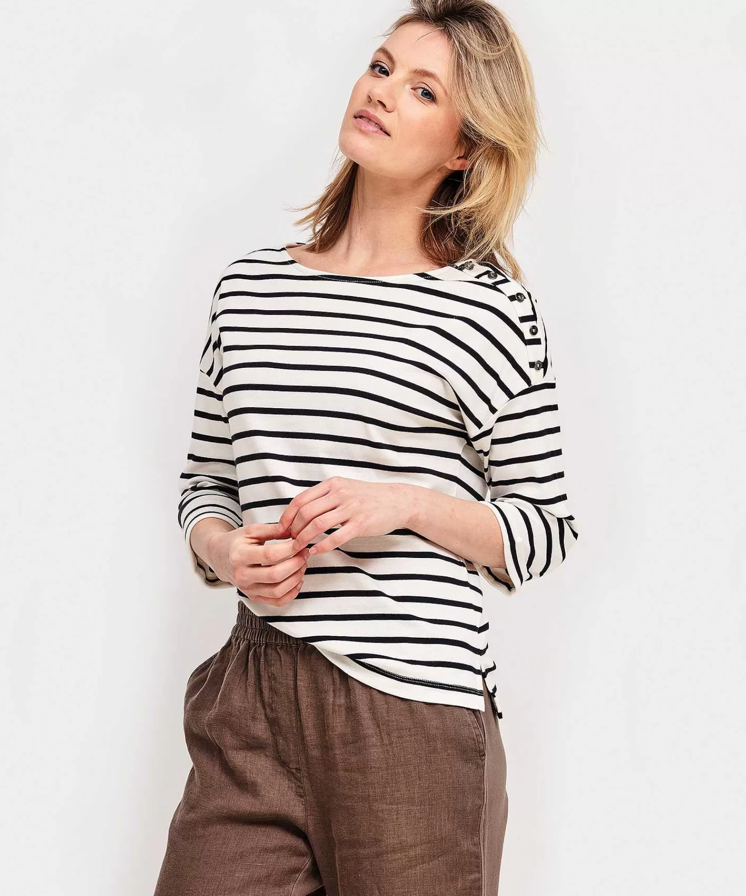 GIULIA E TU Camisa A Rayas Flash Sale