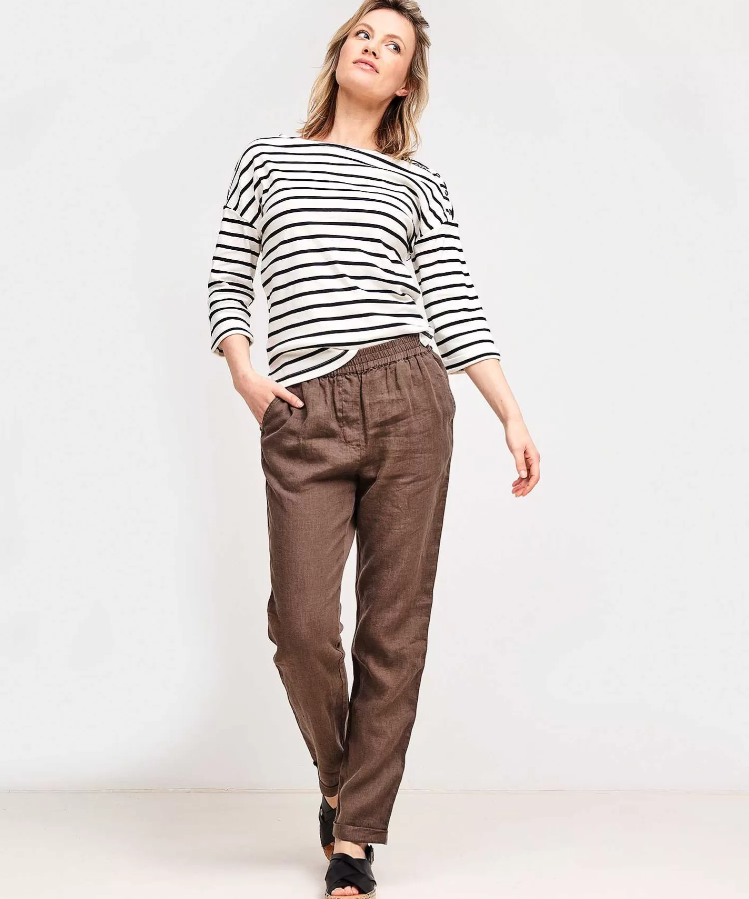 GIULIA E TU Camisa A Rayas Flash Sale
