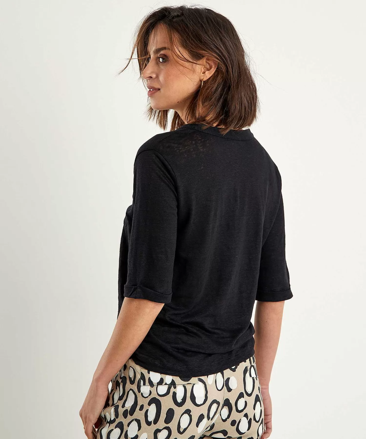 GIULIA E TU Camisa Blusa De Lino Cheap